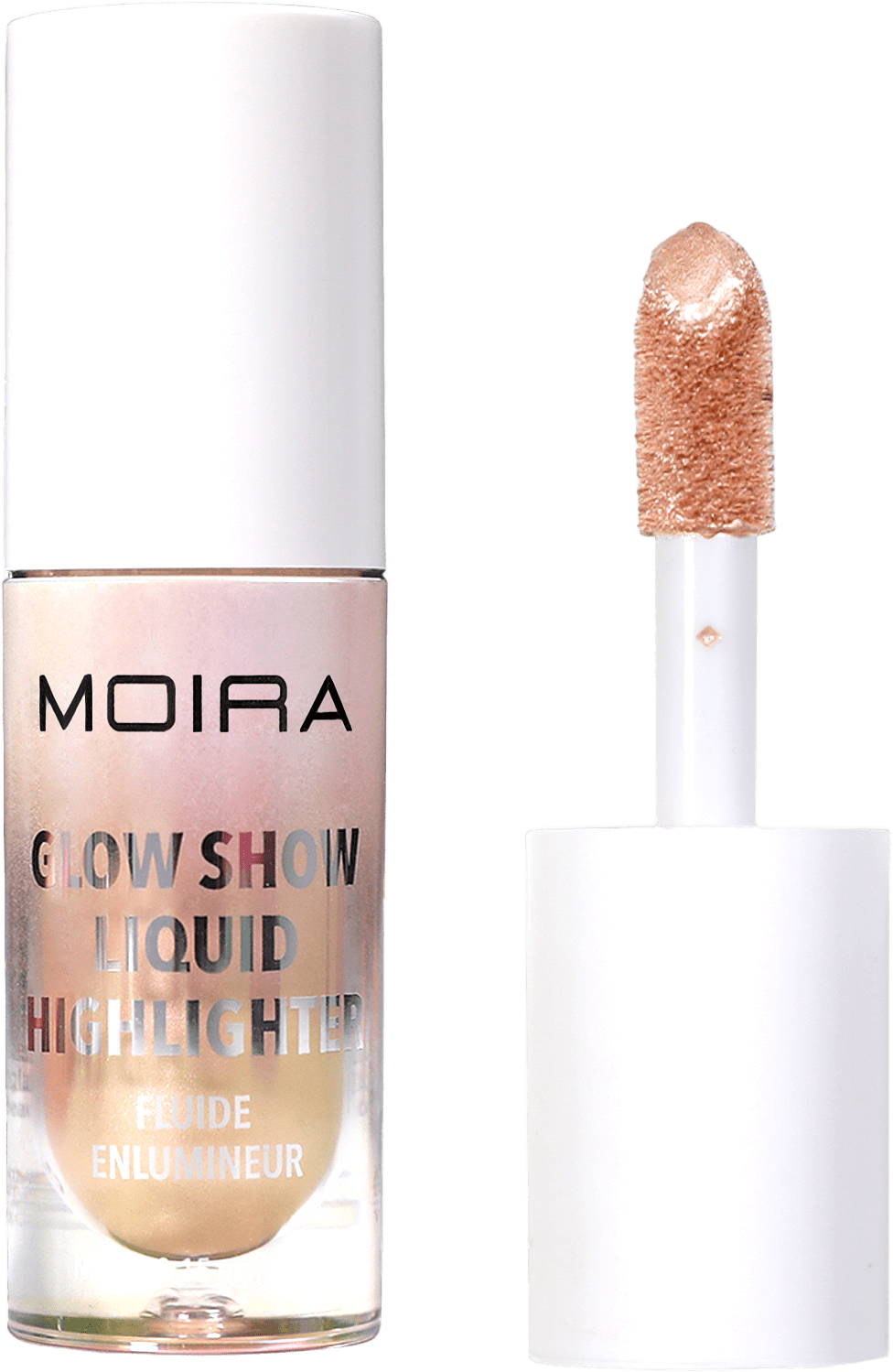 Glow Show Liquid Highlighter, från MOIRA, i färgen Champagne Delight.