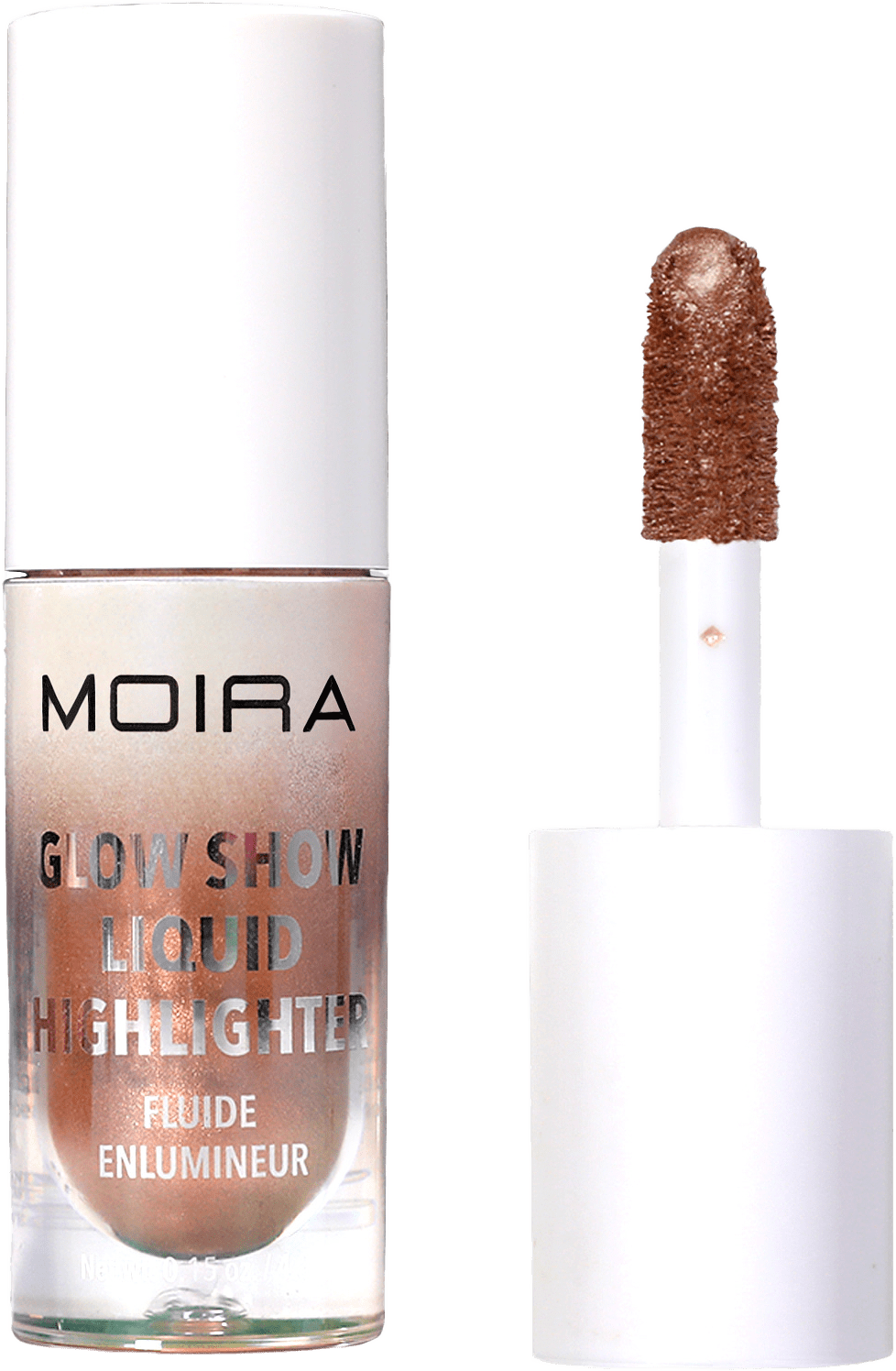 Glow Show Liquid Highlighter, från MOIRA, i färgen Caramel Butter.