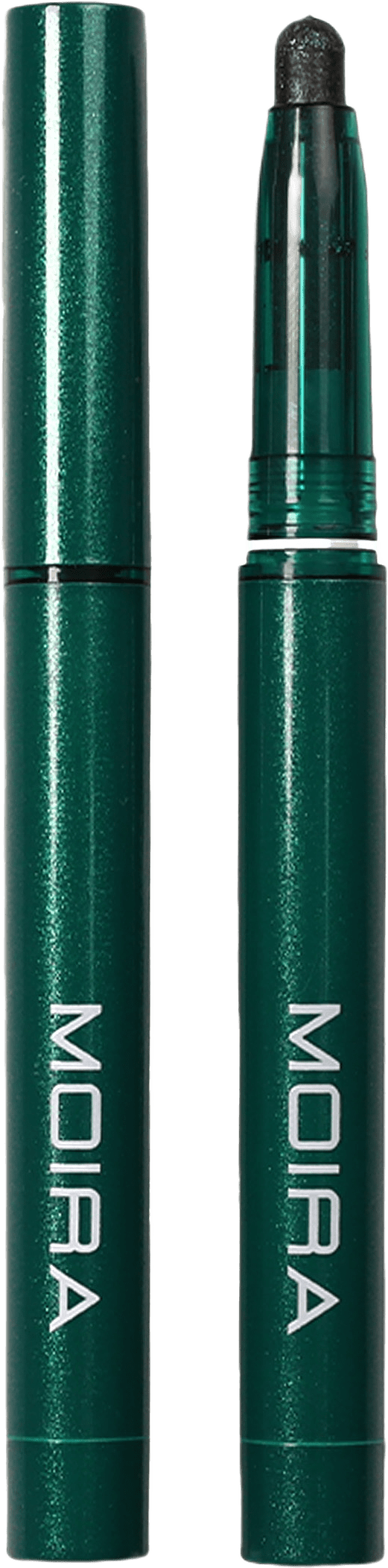 Stellar Glaze Stick Shadow, från MOIRA, i färgen Calypso Green.