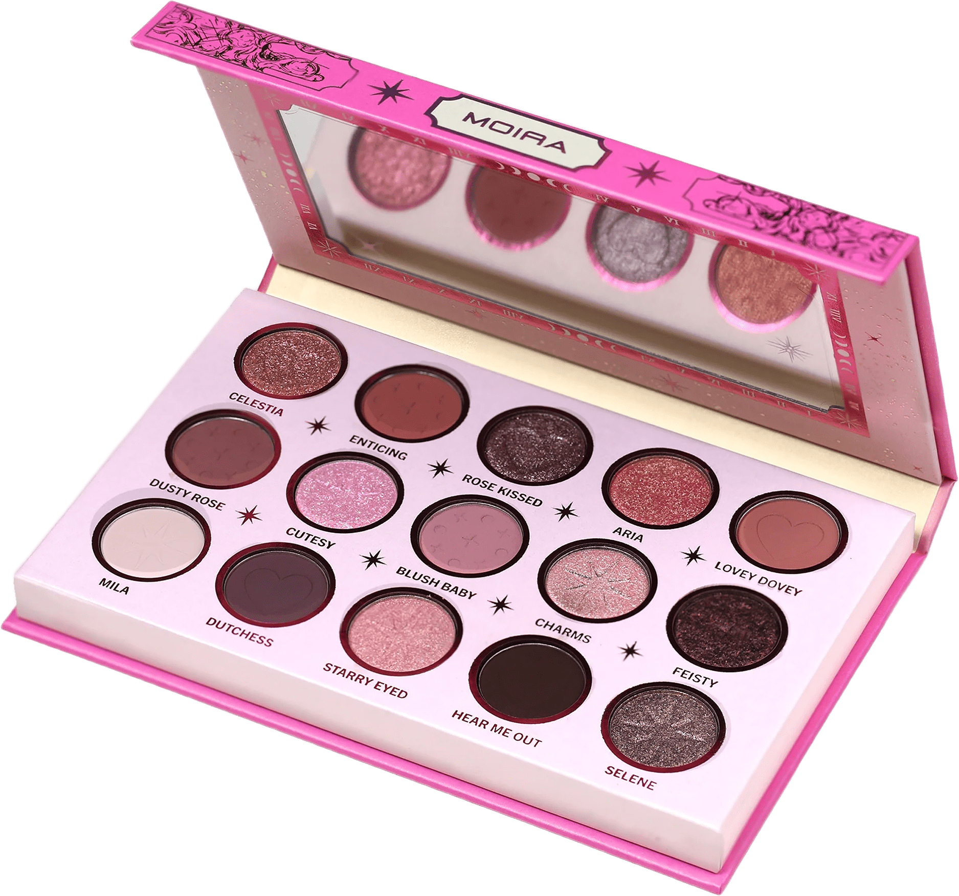 Lover's Starlight Eyeshadow Palette, från MOIRA.