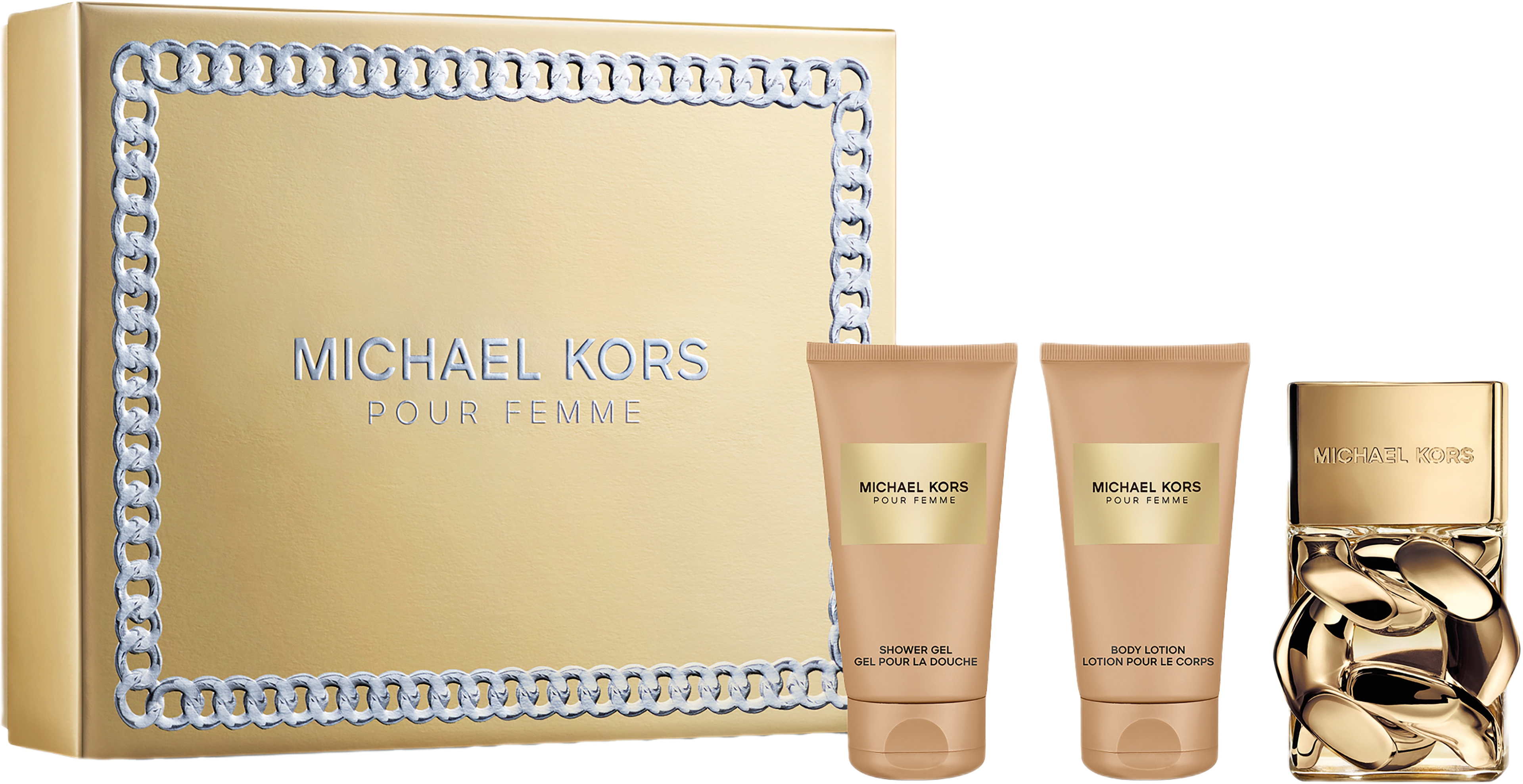 Gift Set Pour Femme EdP + Shower Gel + Body Lotion, från Michael Kors.