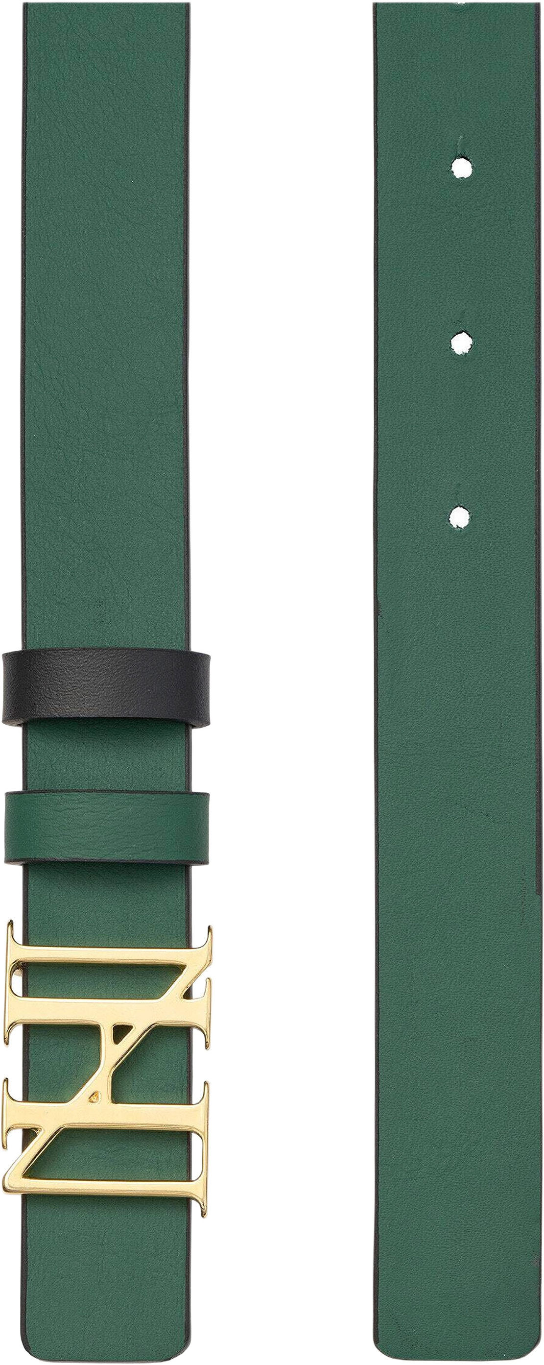 Veneto Logo Belt, från Newhouse, i färgen newhouse green.