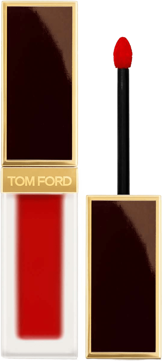 Liquid Lip Luxe Matte Lip Gloss, från Tom Ford, i färgen Scarlet Rouge.