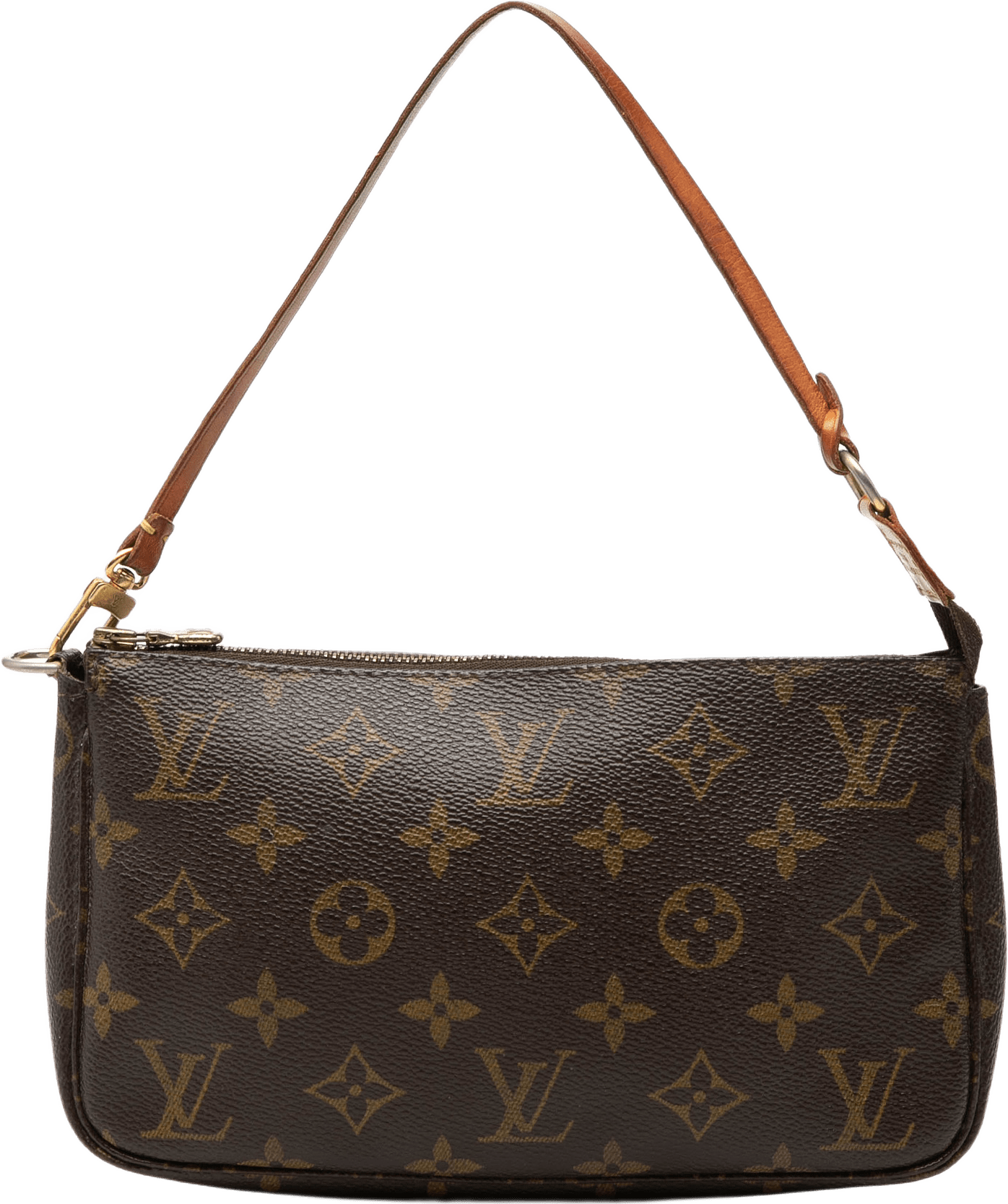 Louis Vuitton Monogram Pochette Accessoires, från Luxclusif, i färgen brown.