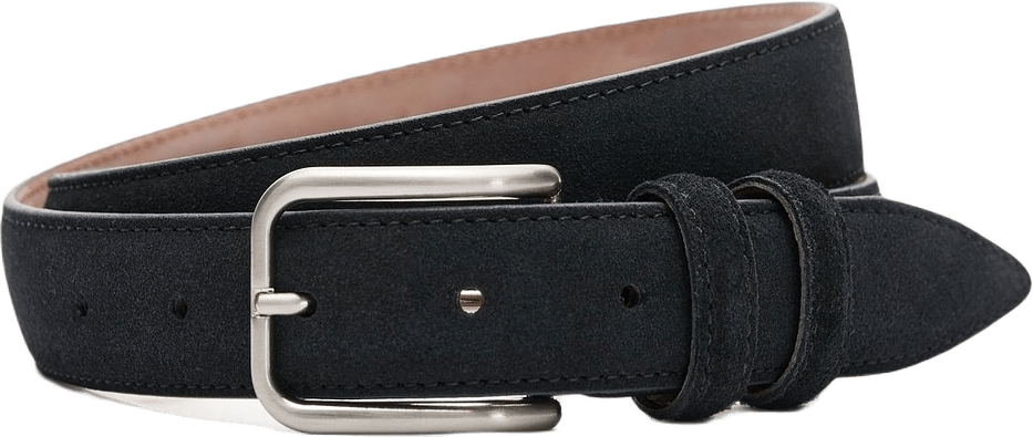 Suede Belt, från John Henric, i färgen black.