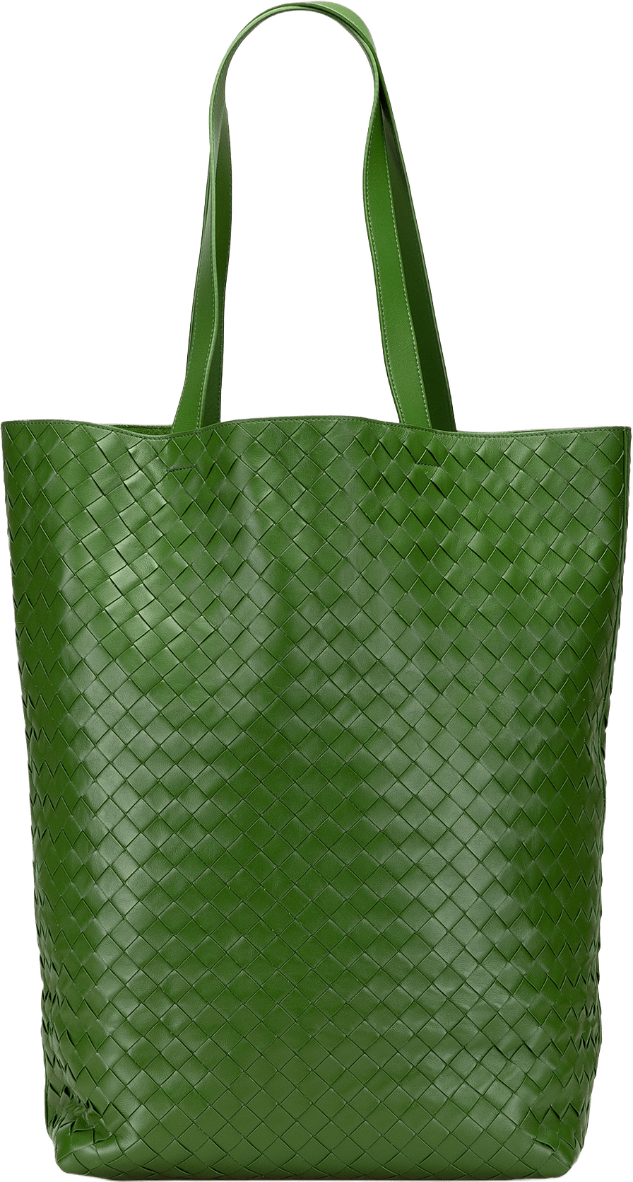Bottega Veneta Nappa Intrecciato Tote, från Luxclusif, i färgen green.