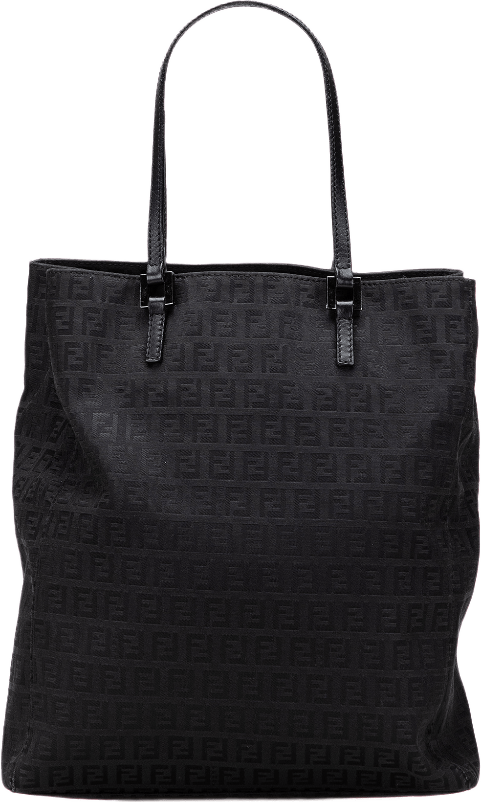Fendi Zucchino Canvas Tote, från Luxclusif, i färgen black.