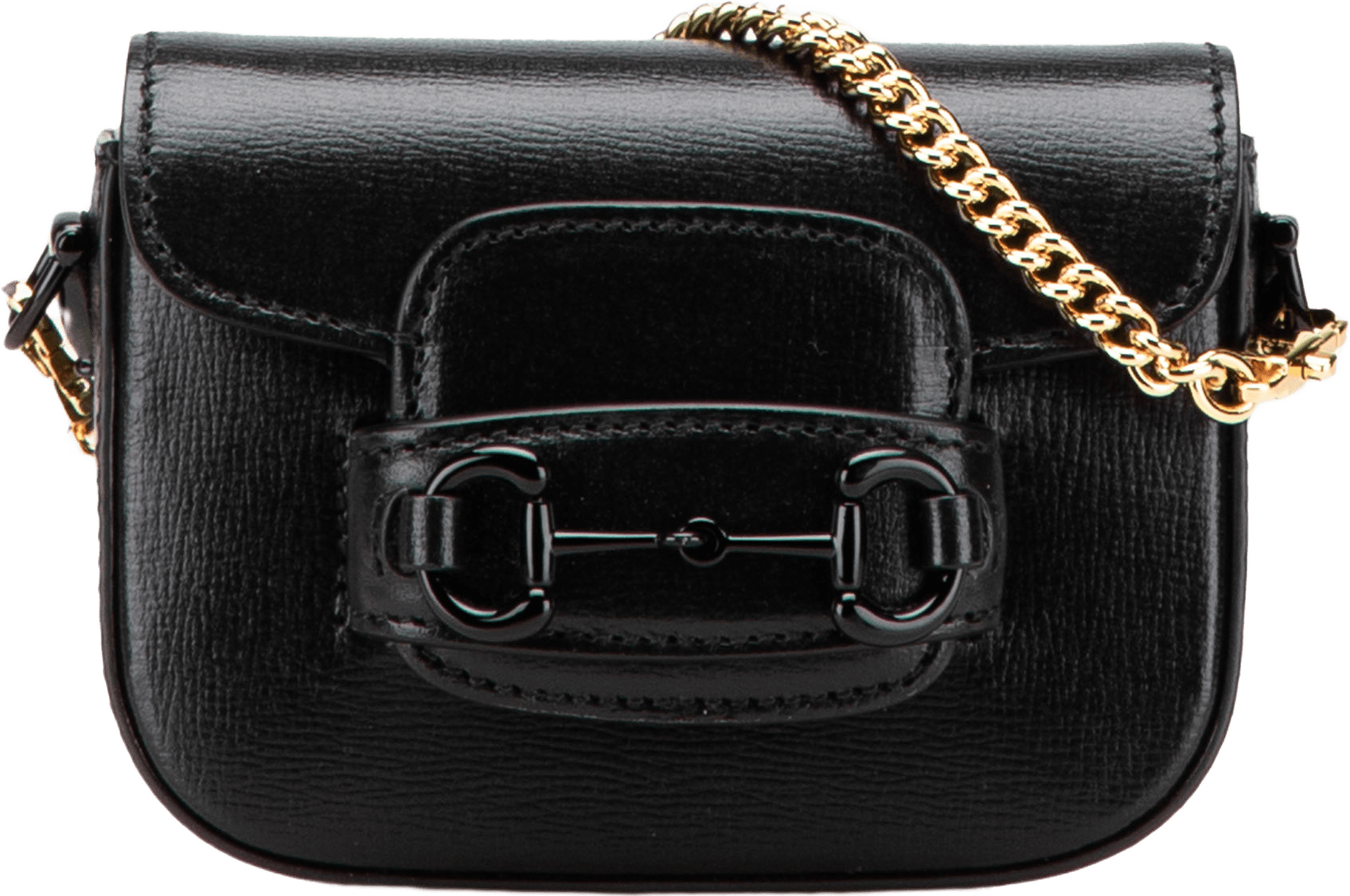 Gucci Mini Web Leather 1955 Horsebit Satchel