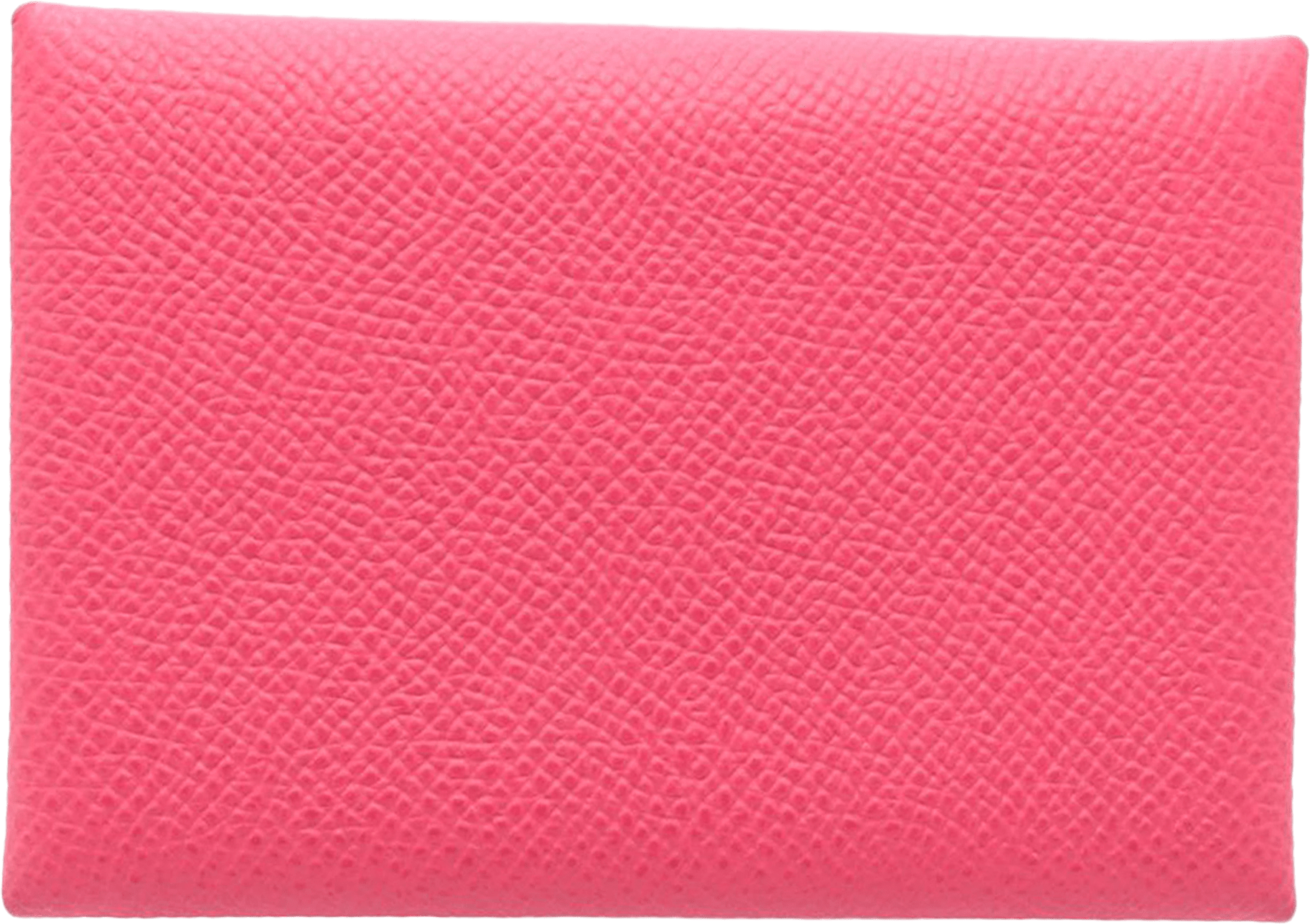Hermès Epsom Calvi Duo Card Holder, från Luxclusif, i färgen rosa.