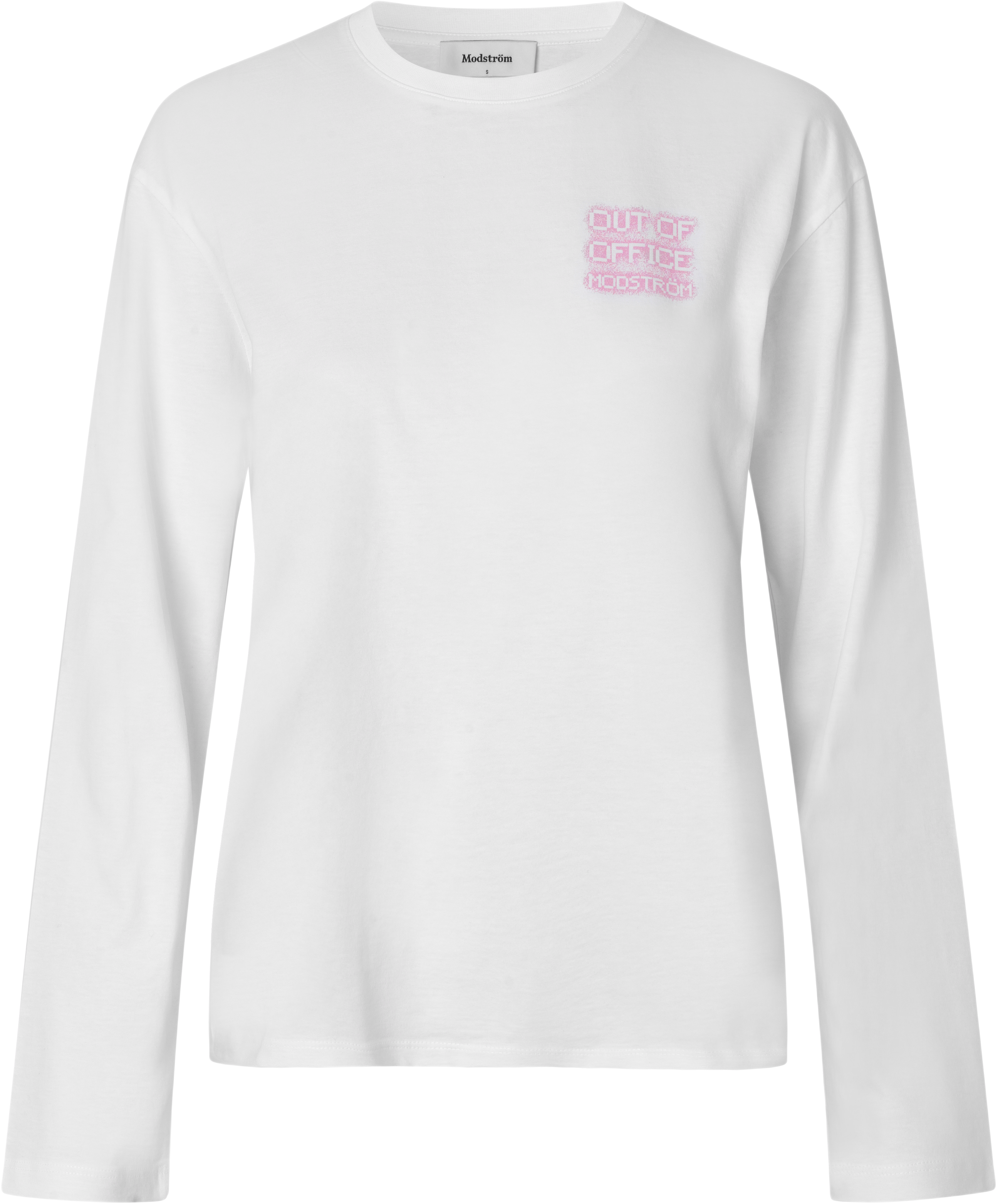 Sugarmd Ls T-shirt, från Modström, i färgen white.