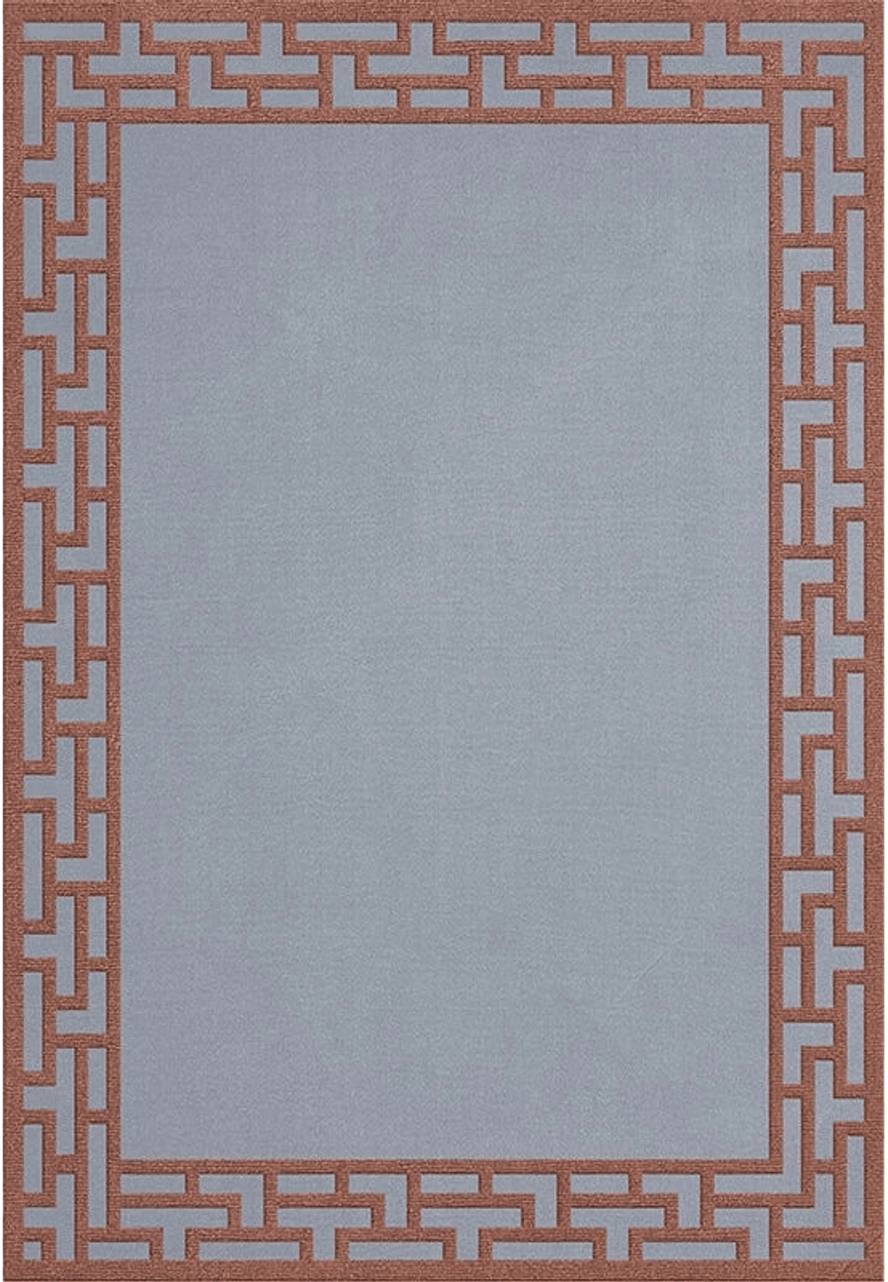 Alice Crawley Indocine Ullmatta Blue Rust, från Layered, i färgen blue rust.