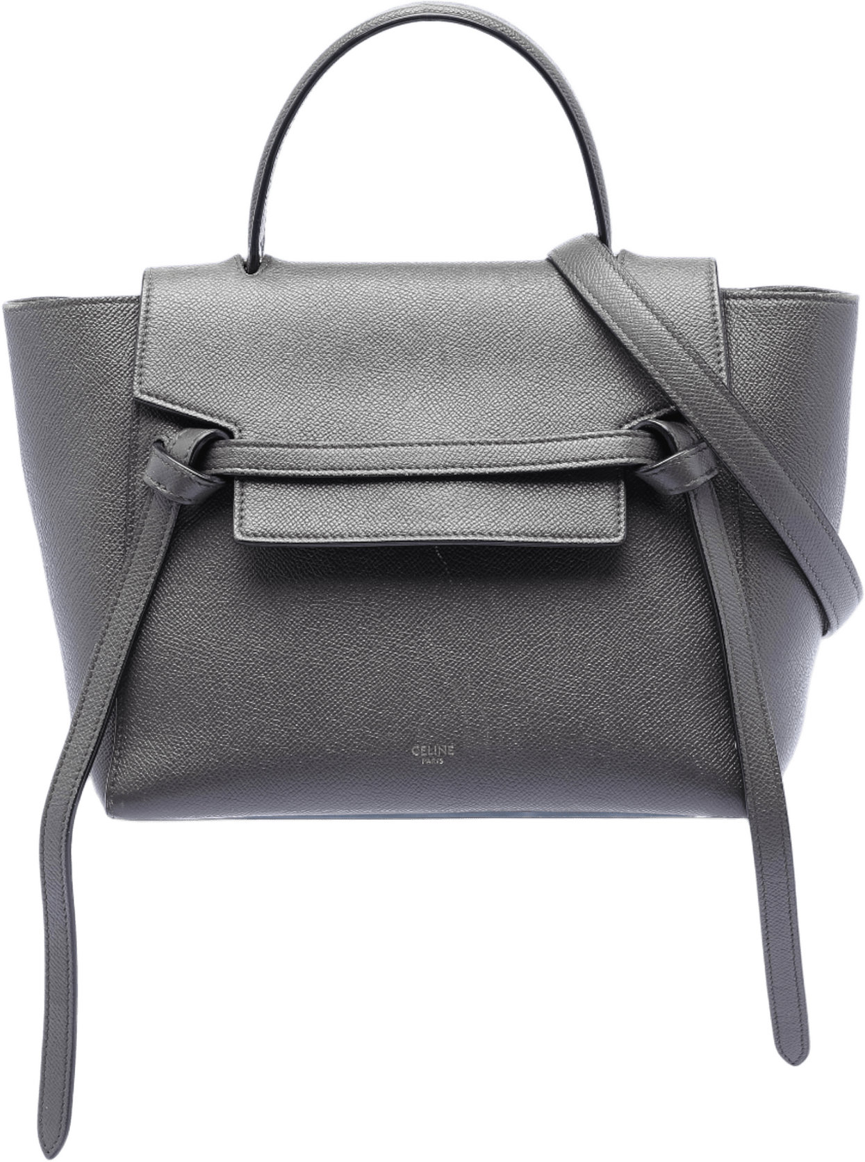 Celine Micro Grained Calfskin Belt Bag, från Luxclusif, i färgen black.