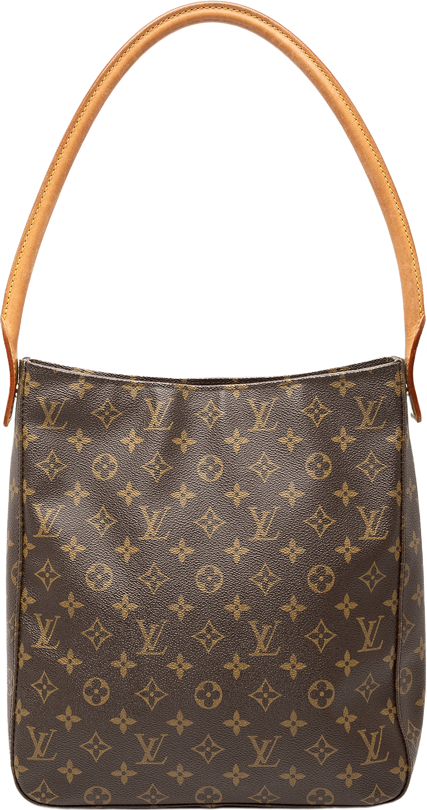 Louis Vuitton Monogram Looping Gm, från Luxclusif, i färgen brown.