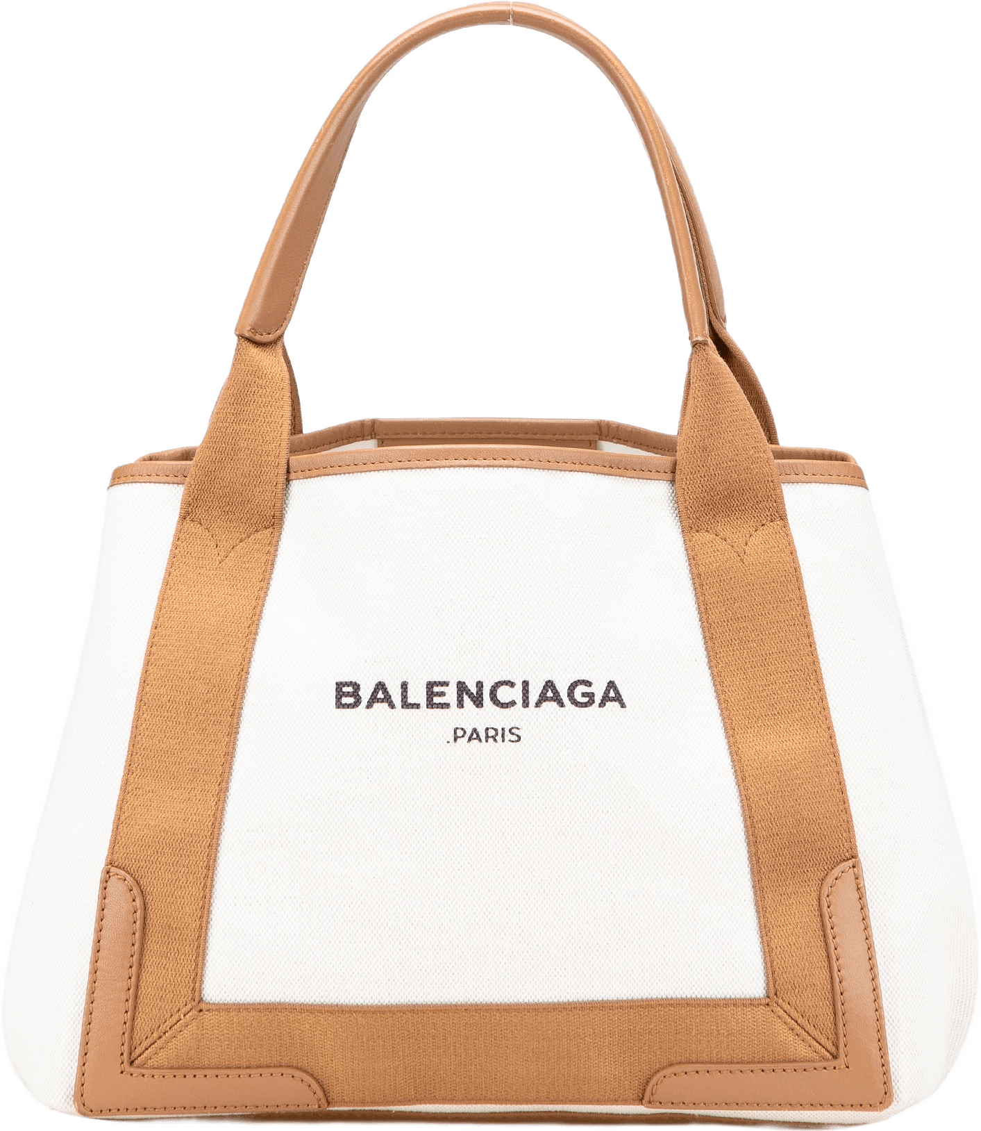 Balenciaga Canvas Navy Cabas S Tote, från Luxclusif, i färgen off white.
