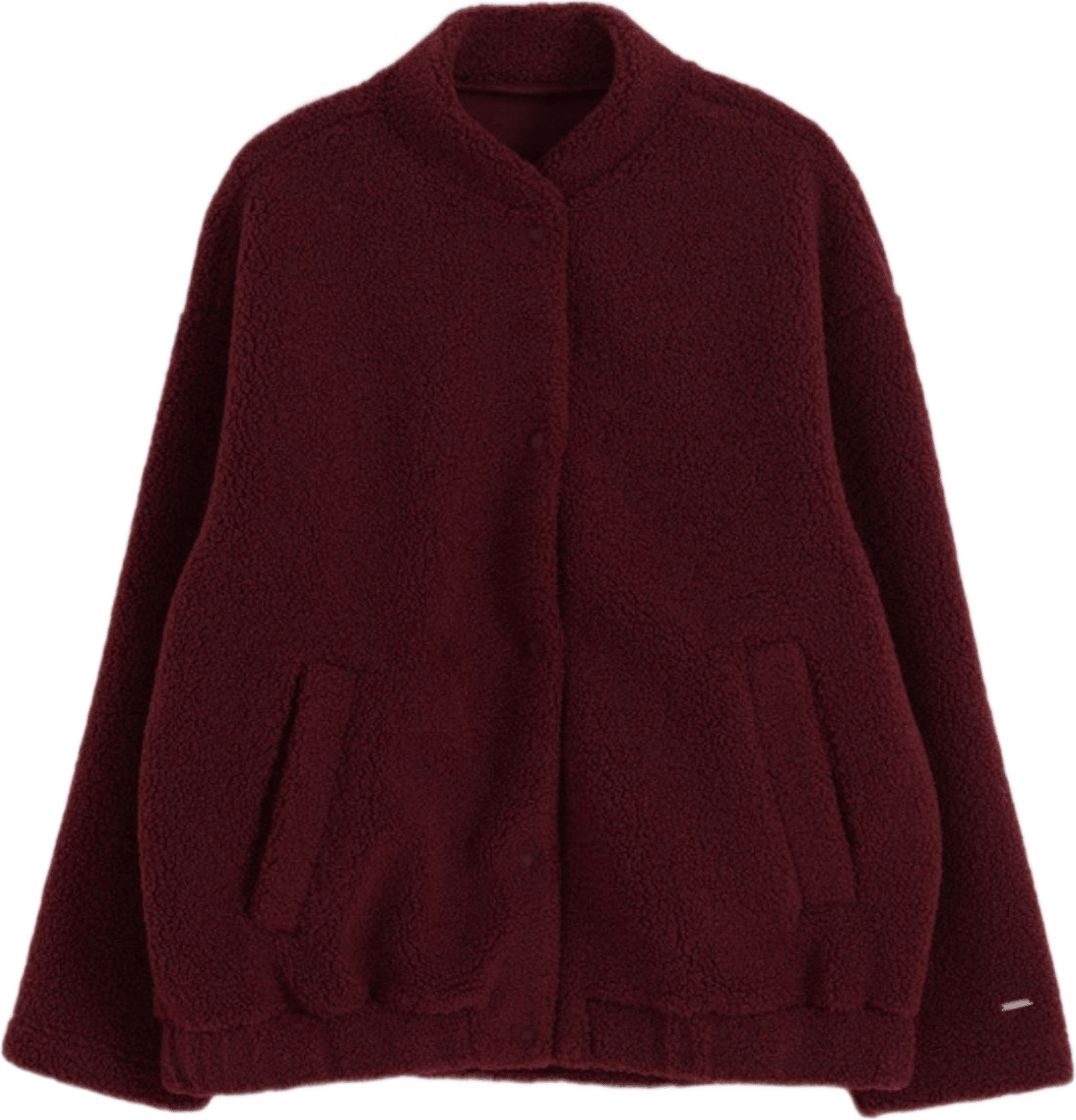 Pile Coach Jacket, från aim'n, i färgen merlot.
