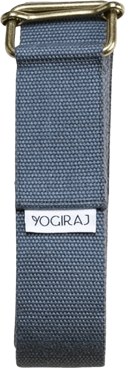 Yogabälte Yoga Belt Long, från Yogiraj, i färgen grå.