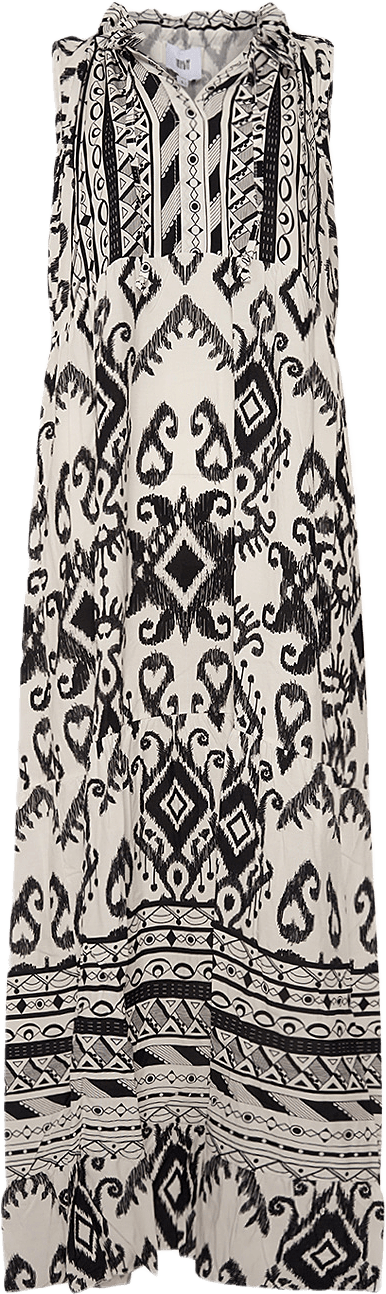 Emma, Dress, Viscose - Black/white