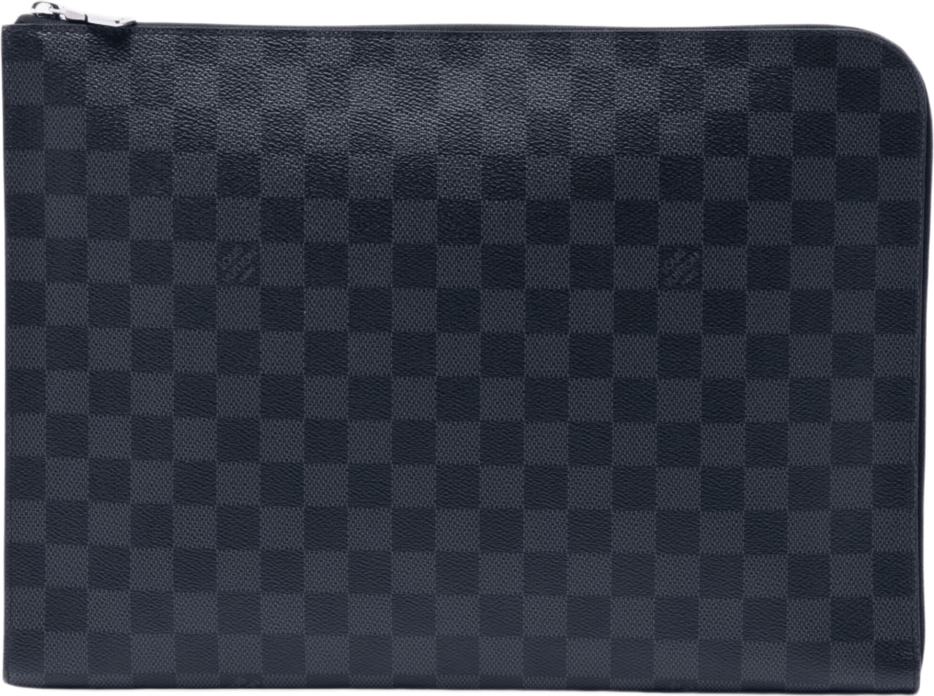 Louis Vuitton Damier Graphite Pochette Jour Gm, från Luxclusif, i färgen black.