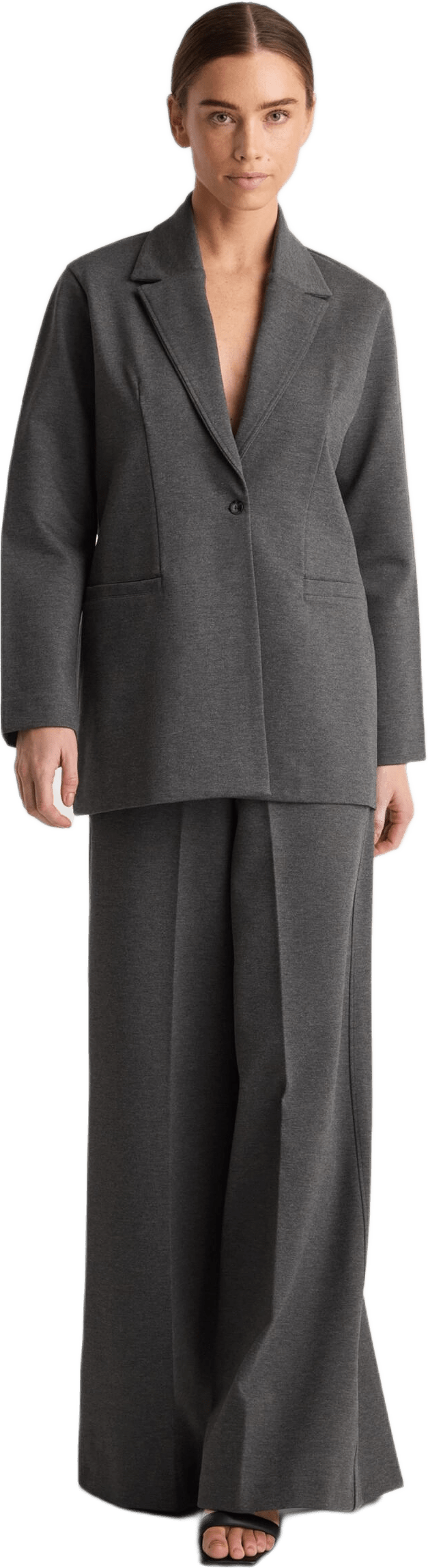 Annie Blazer - Graphite Melange, från Residus, i färgen dark grey.