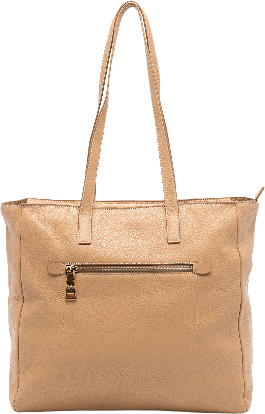 Prada Vitello Daino Tote, från Luxclusif, i färgen beige.