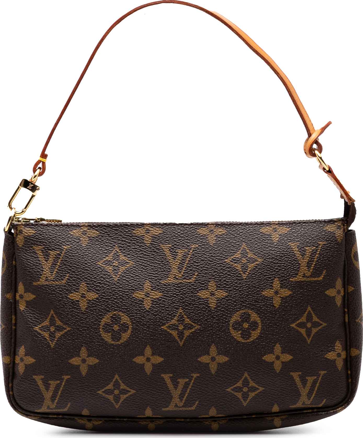 Louis Vuitton Monogram Pochette Accessoires, från Luxclusif, i färgen brown.