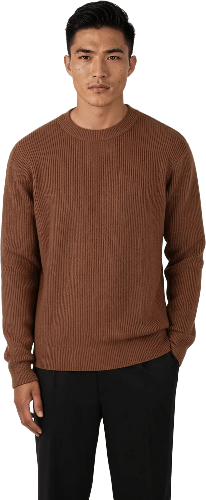 Eddie Knitted Sweater, från Ciszere, i färgen orange.