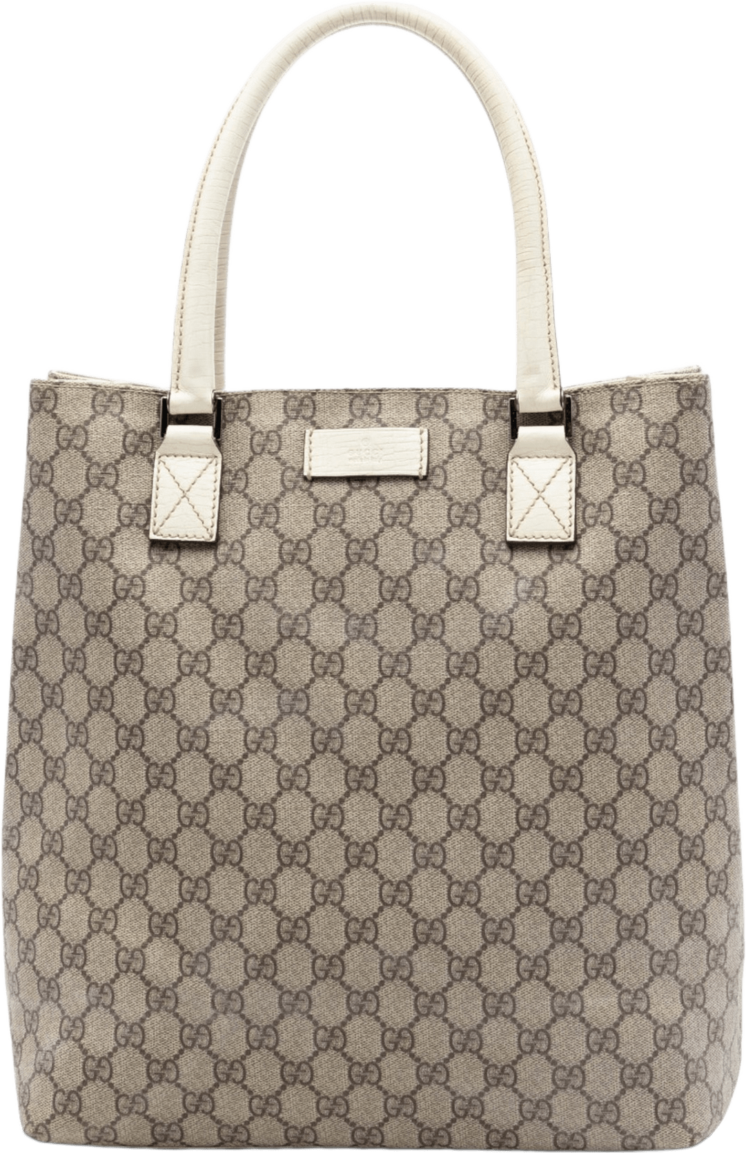 Gucci Gg Supreme Tote, från Luxclusif, i färgen beige.