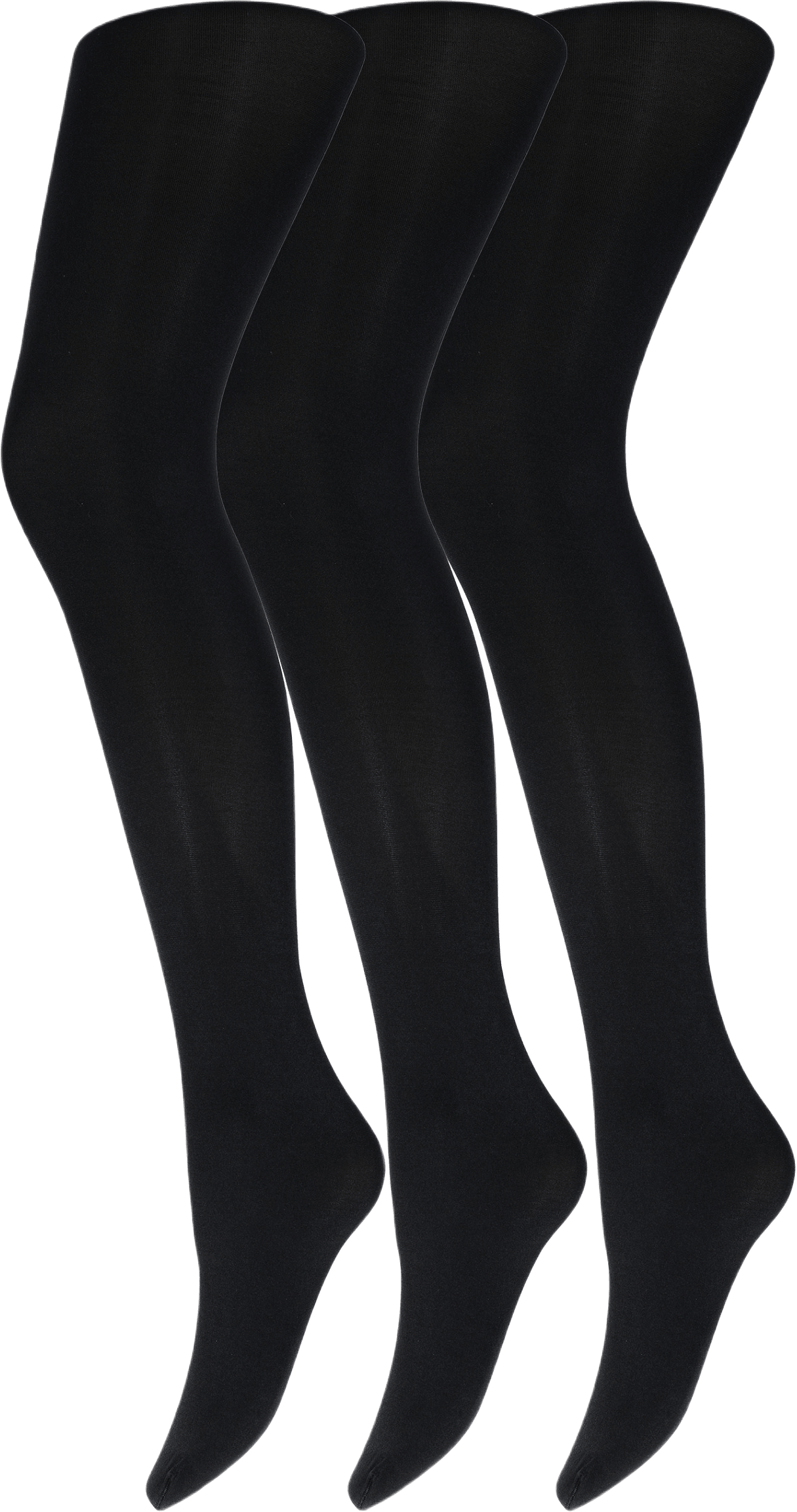 Strumpbyxor "silklook" | 3-pack | 80 Denier | Svart, från Decoy, i färgen black.