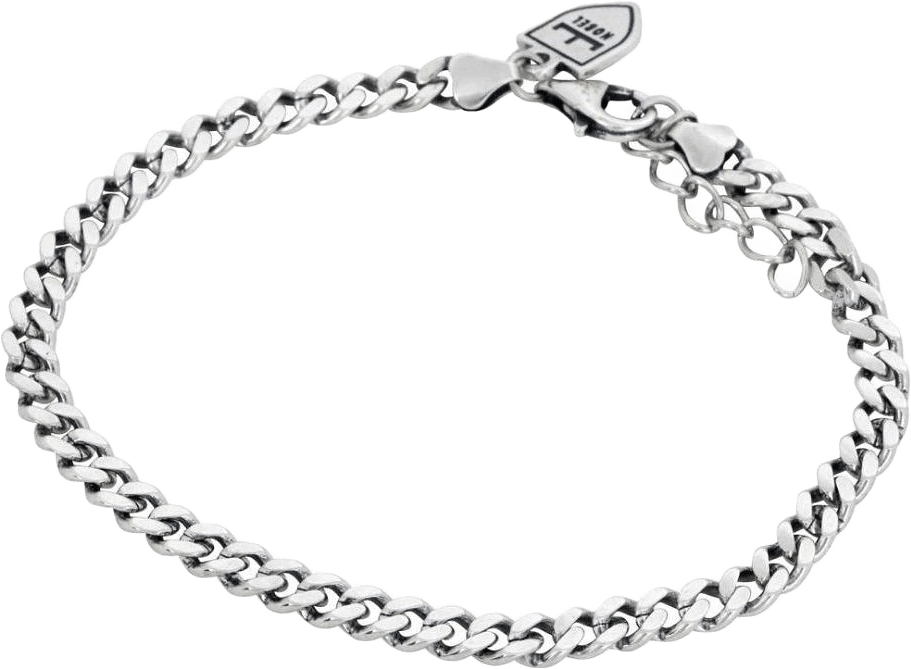 Silverarmband | Pansar 4 Mm | Nobel By Billgren, från by BILLGREN, i färgen silver.