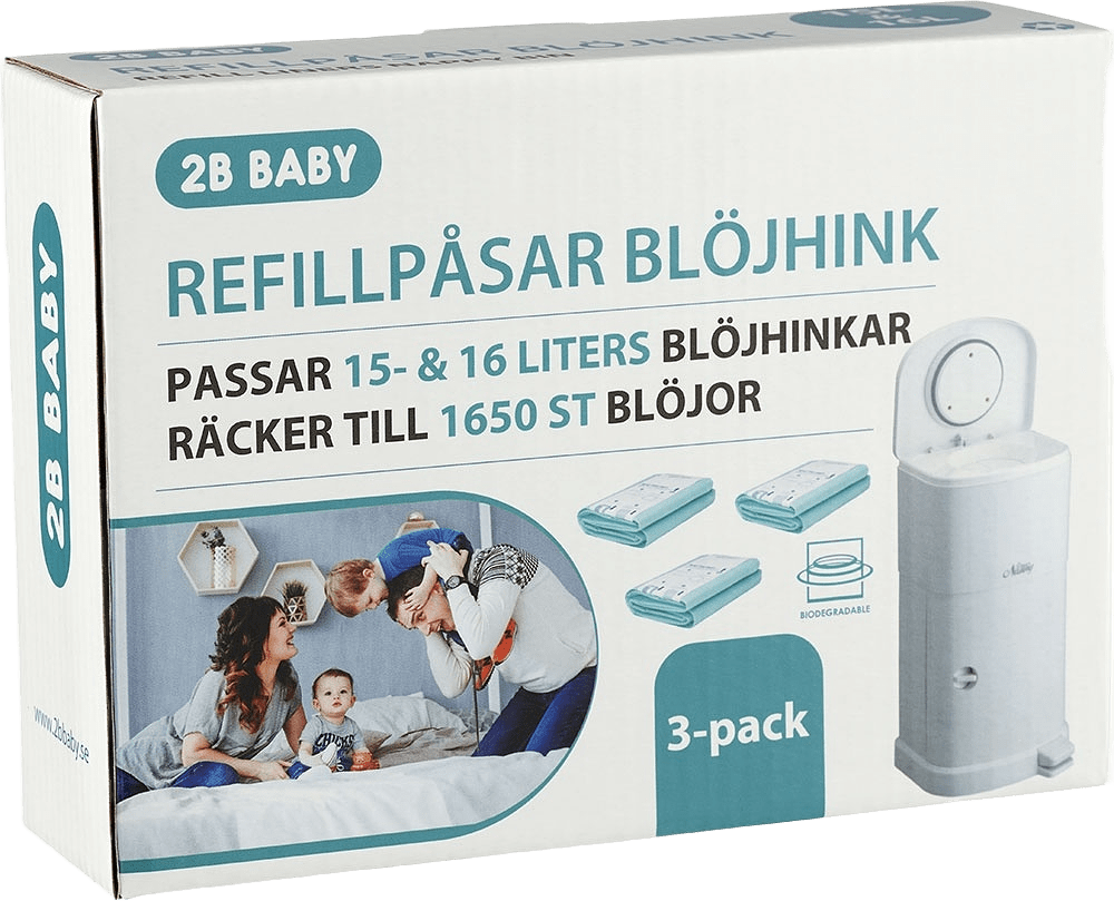 2b Baby Refill Blöjhink 3-p
