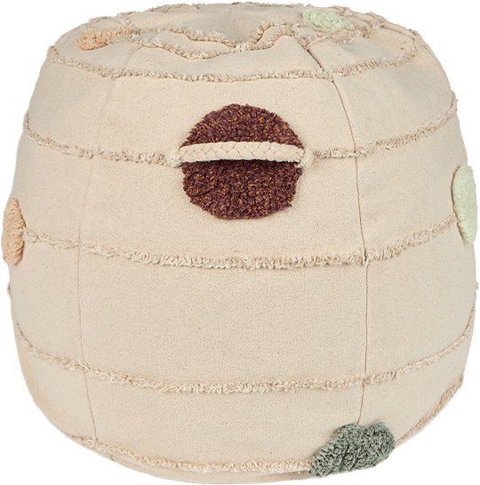 Puff Solsystem, från LORENA CANALS, i färgen beige.