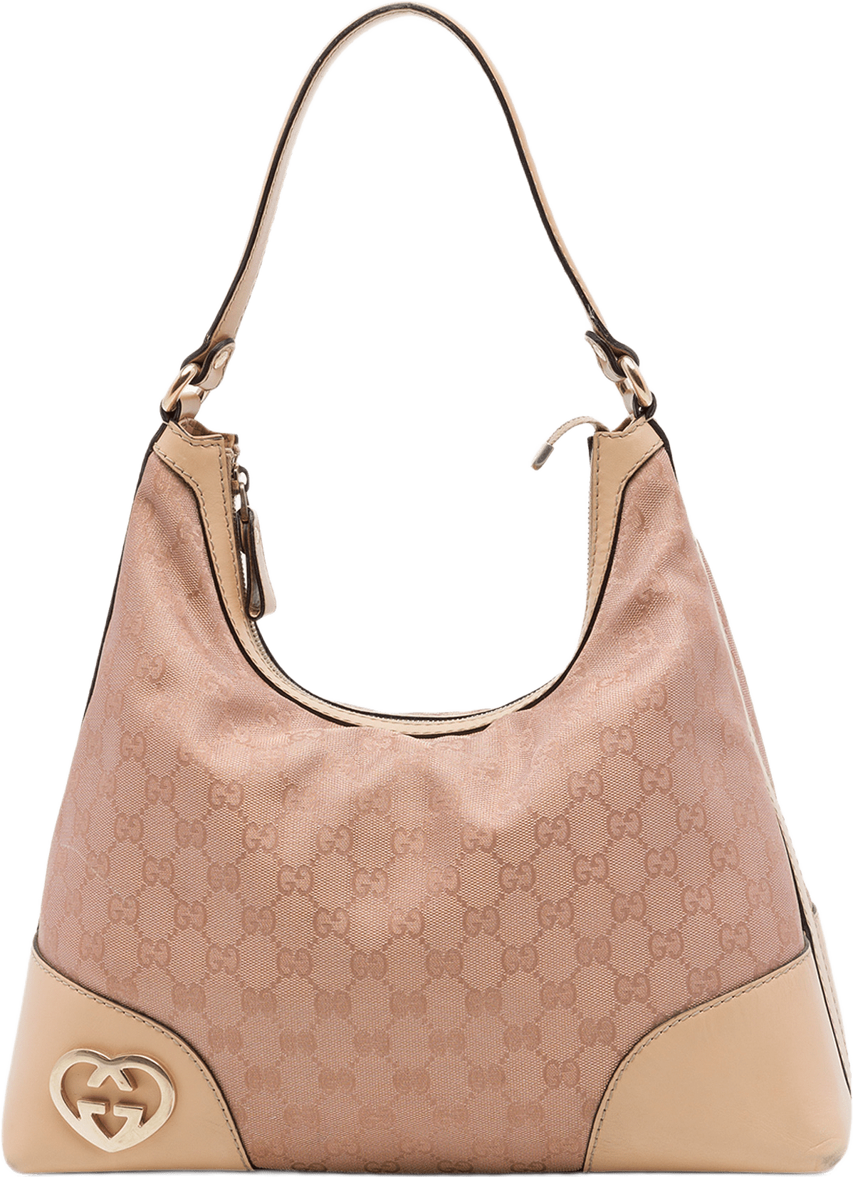 Gucci Gg Canvas Lovely Shoulder Bag, från Luxclusif, i färgen rosa.