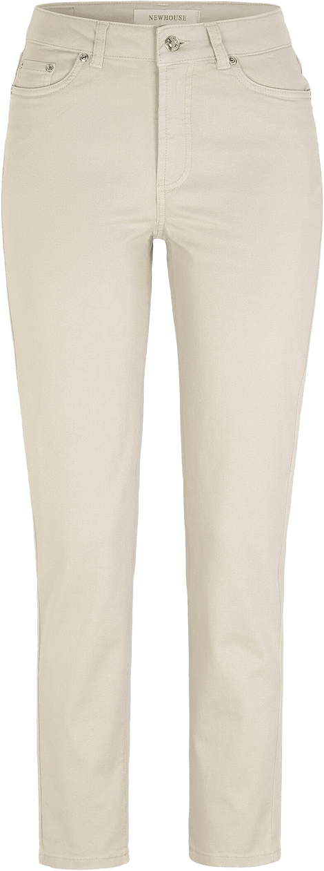 Nora Twill Trousers, från Newhouse, i färgen american khaki.