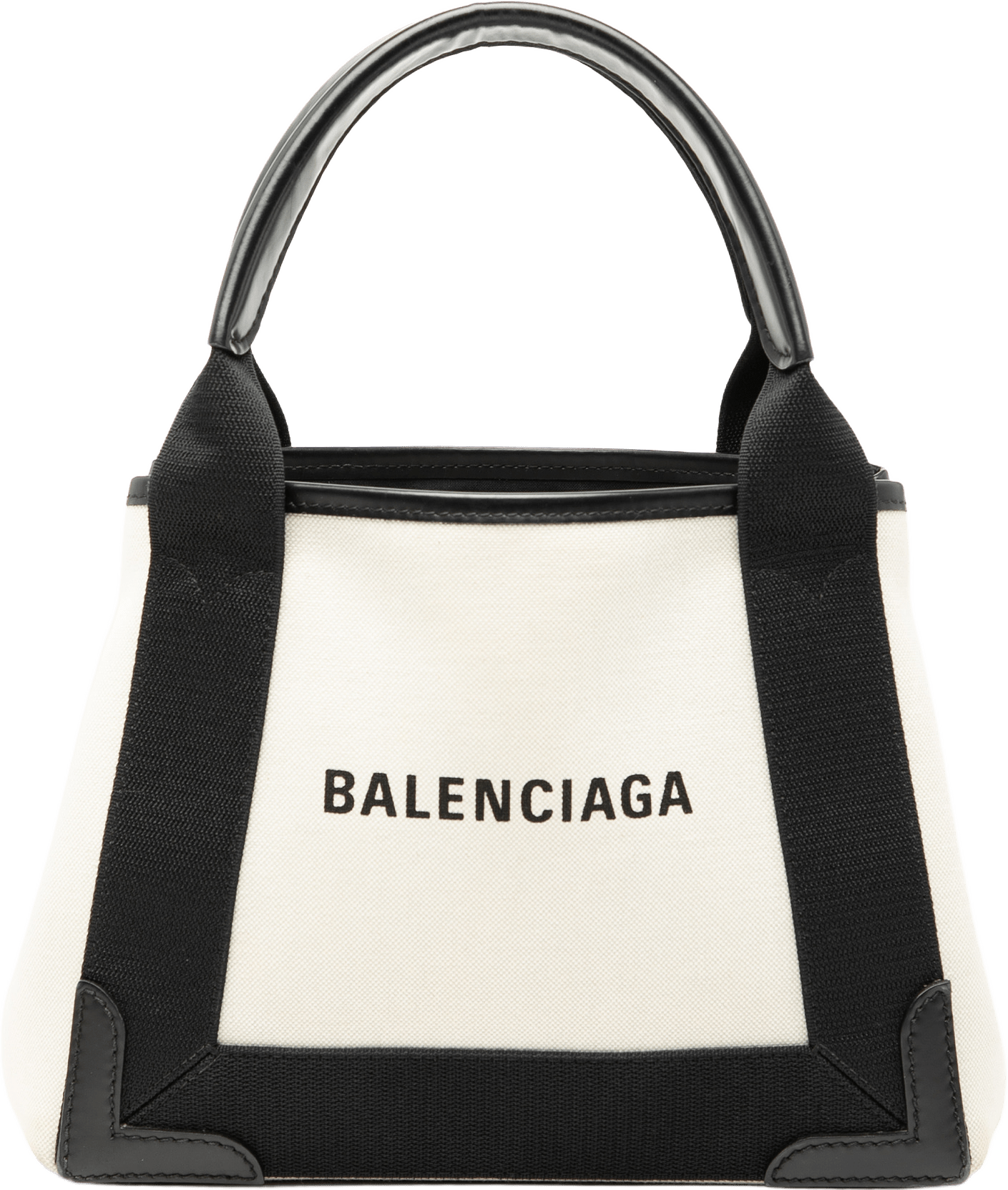 Balenciaga Canvas Navy Cabas Xs, från Luxclusif, i färgen white.