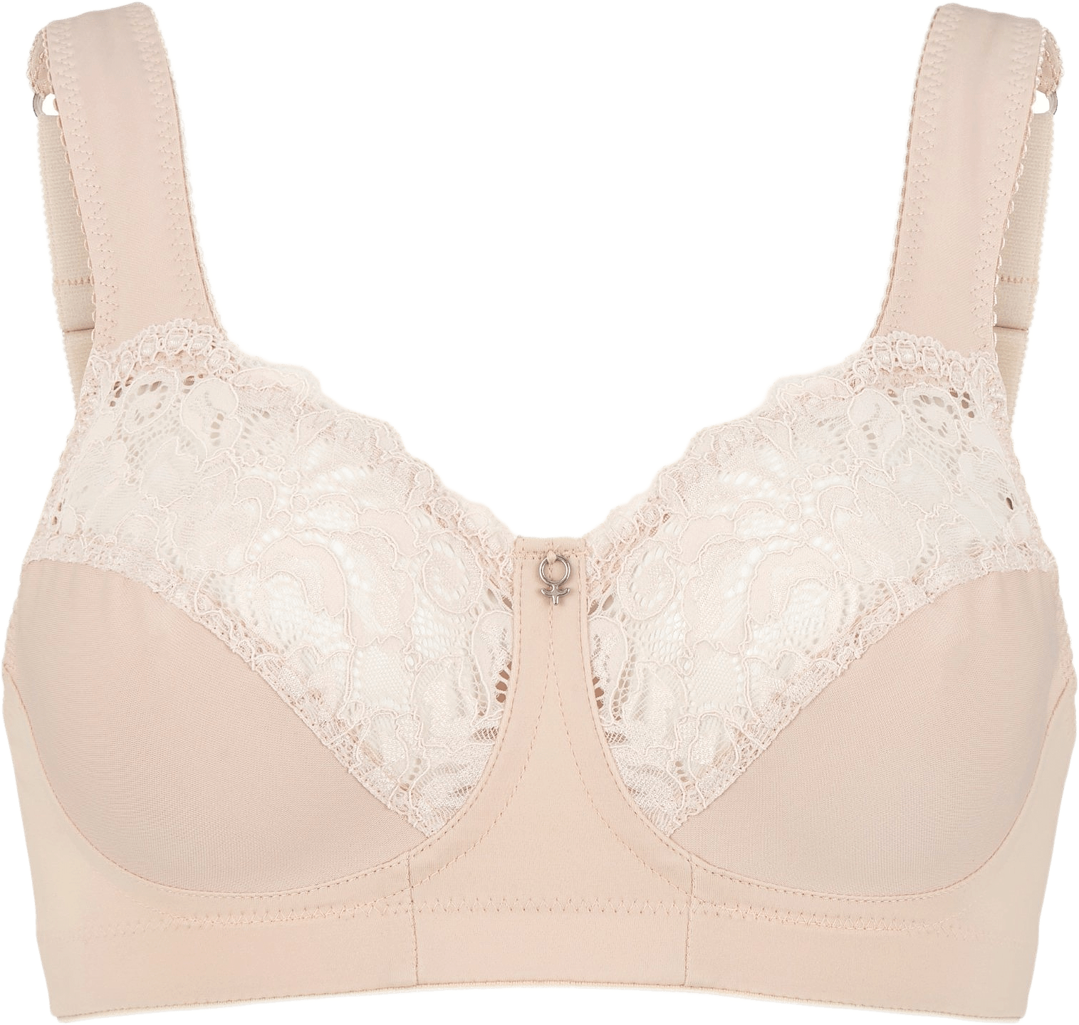 Support Bh Utan Bygel, från Swegmark, i färgen beige.