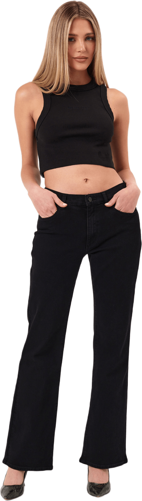 95 Mid Boot Nellie Black, från Abrand, i färgen black.