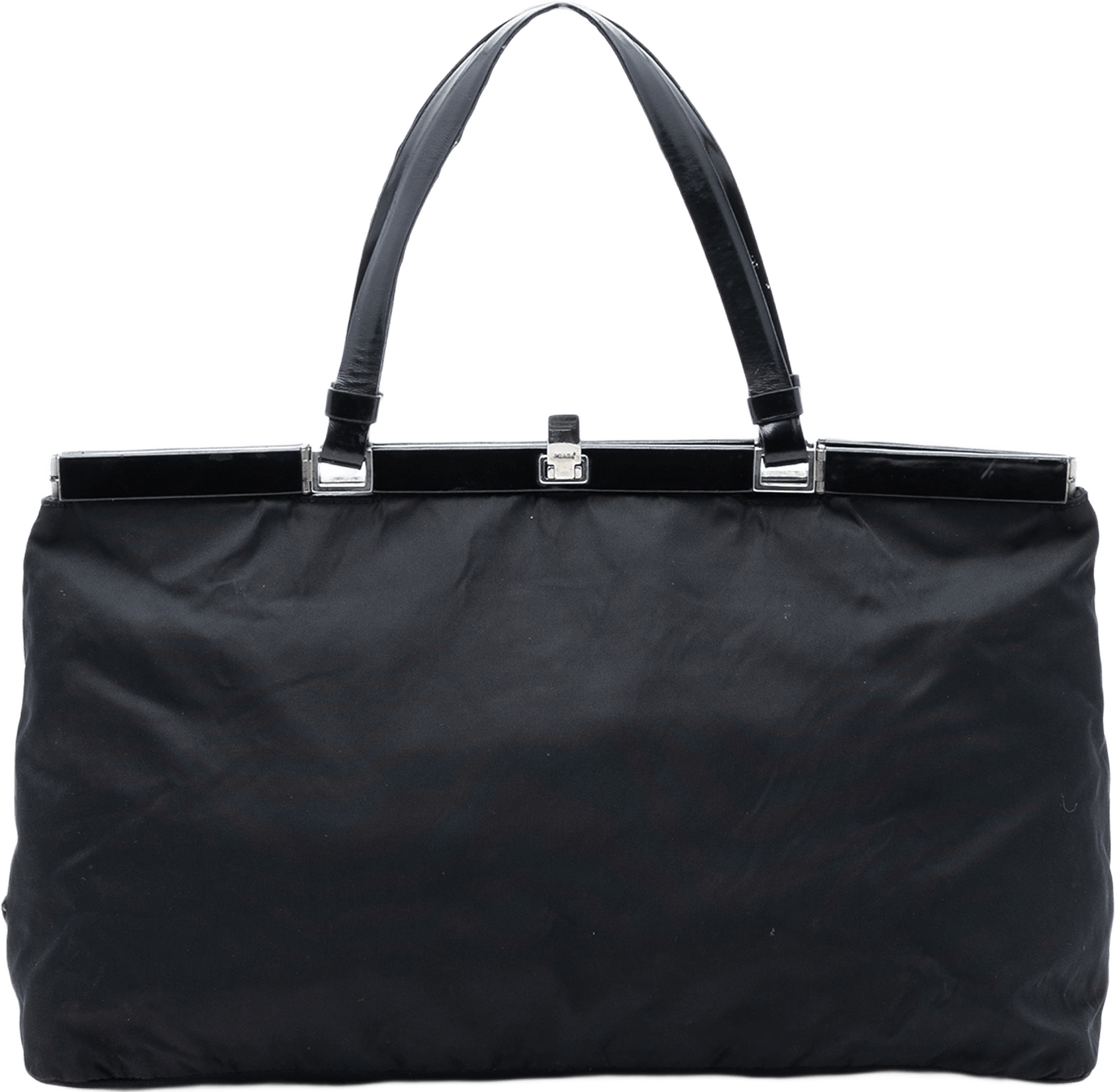 Prada Tessuto Tote, från Luxclusif, i färgen black.