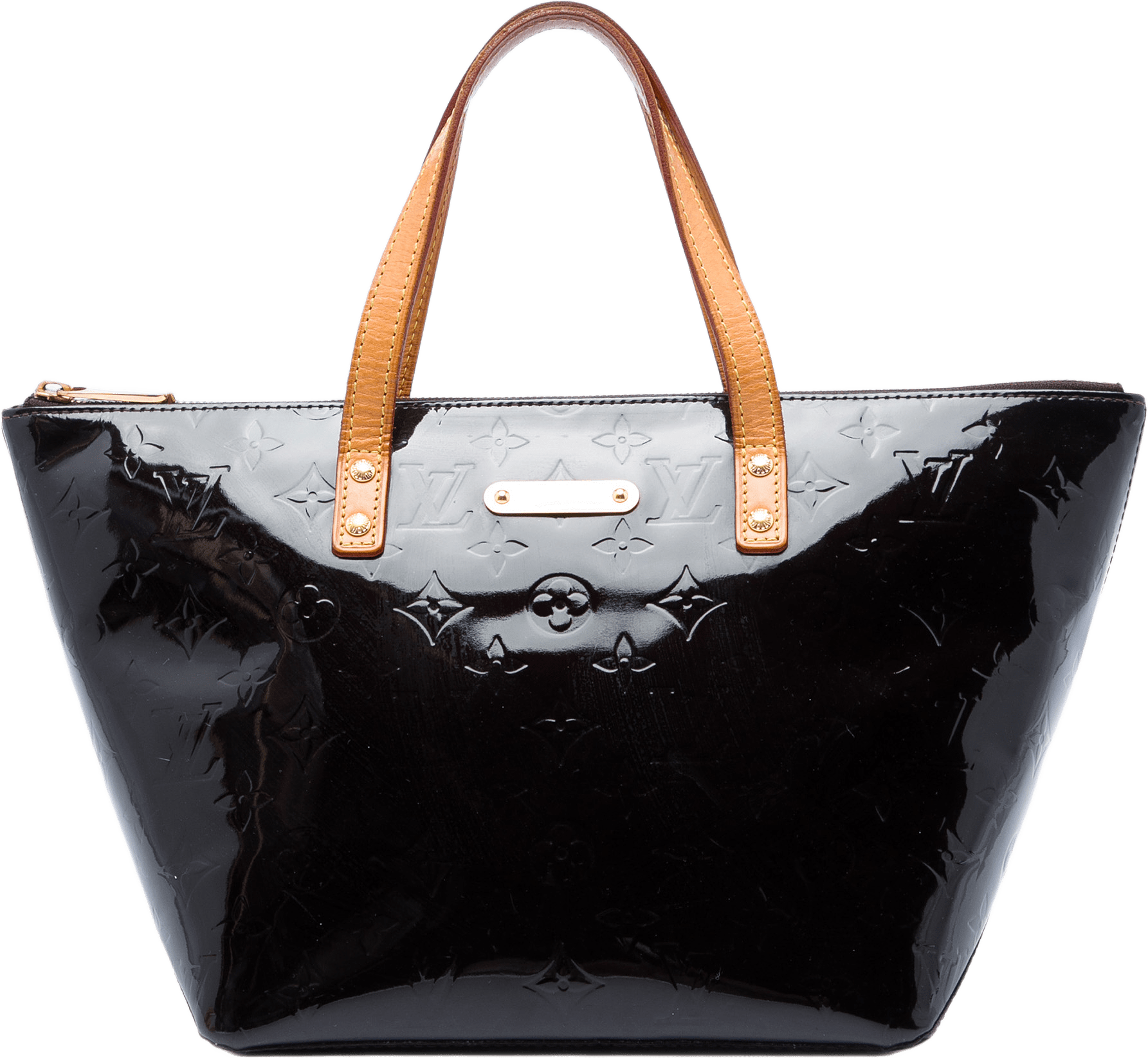 Louis Vuitton Monogram Vernis Bellevue Pm, från Luxclusif, i färgen purpur.