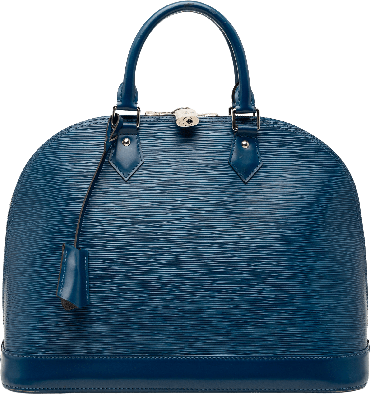 Louis Vuitton Epi Alma Gm, från Luxclusif, i färgen blue.
