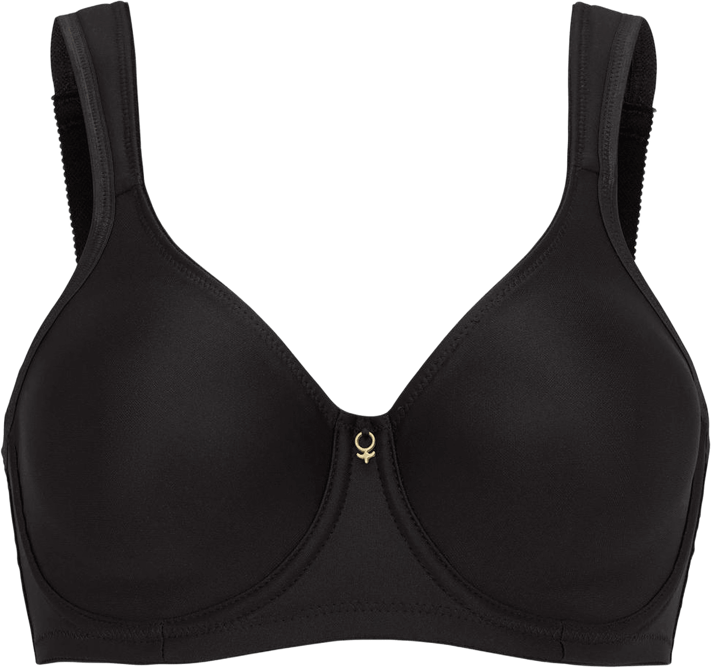 Clean Curves Formpressad Bygel-bh, från Swegmark, i färgen black.