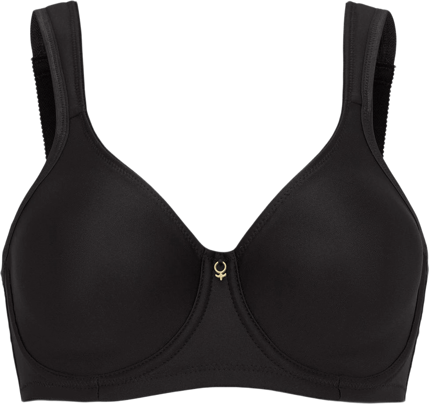 Clean Curves Formpressad Bygel-bh, från Swegmark, i färgen black.