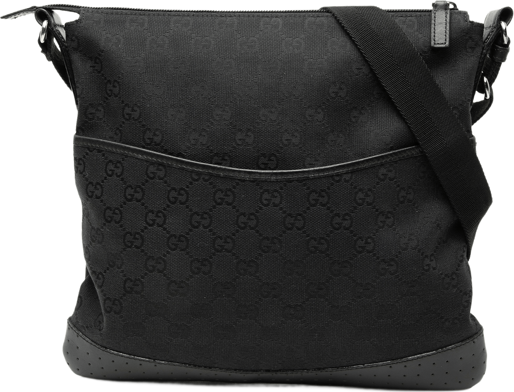 Gucci Gg Canvas Crossbody, från Luxclusif, i färgen black.