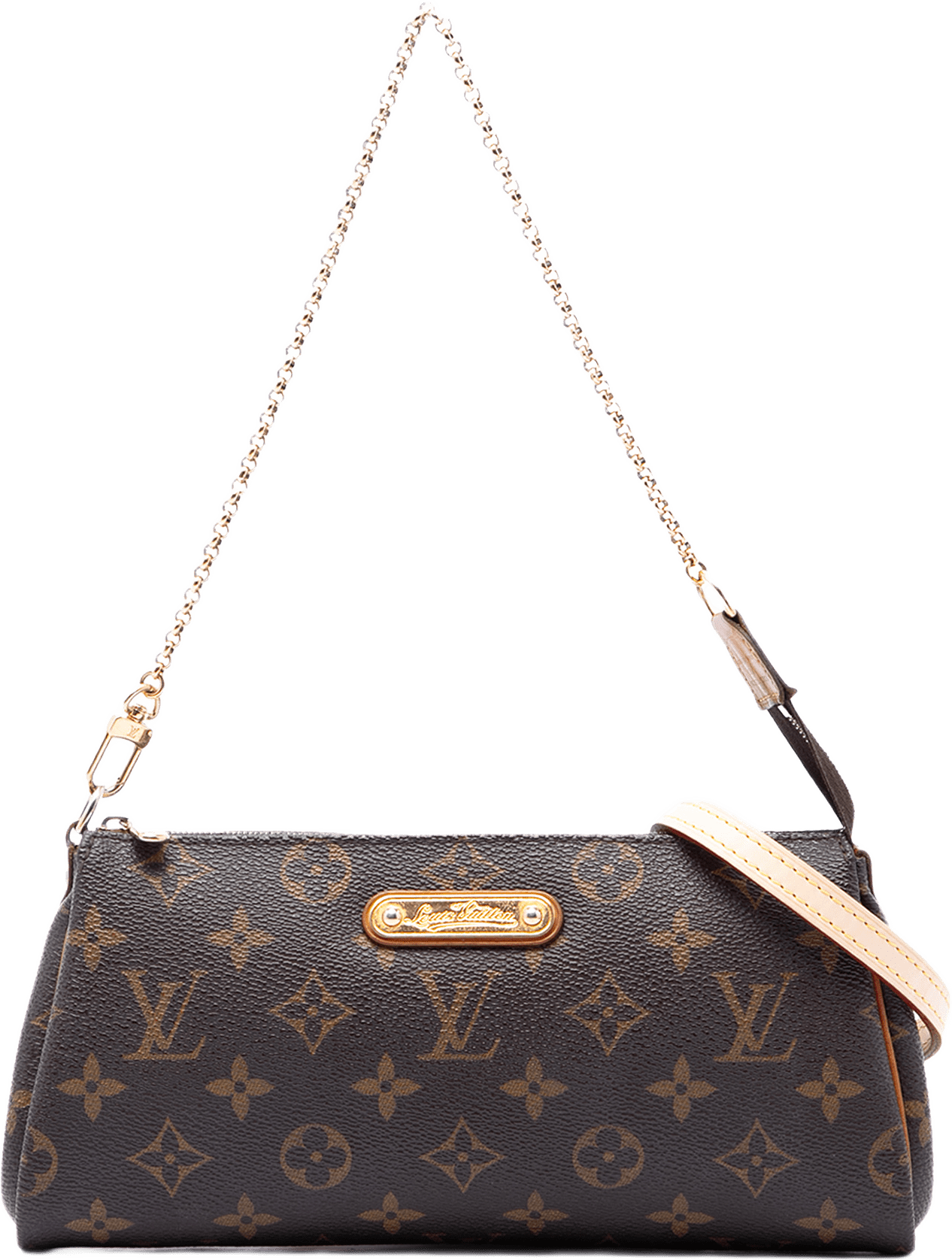 Louis Vuitton Monogram Eva, från Luxclusif, i färgen brun.