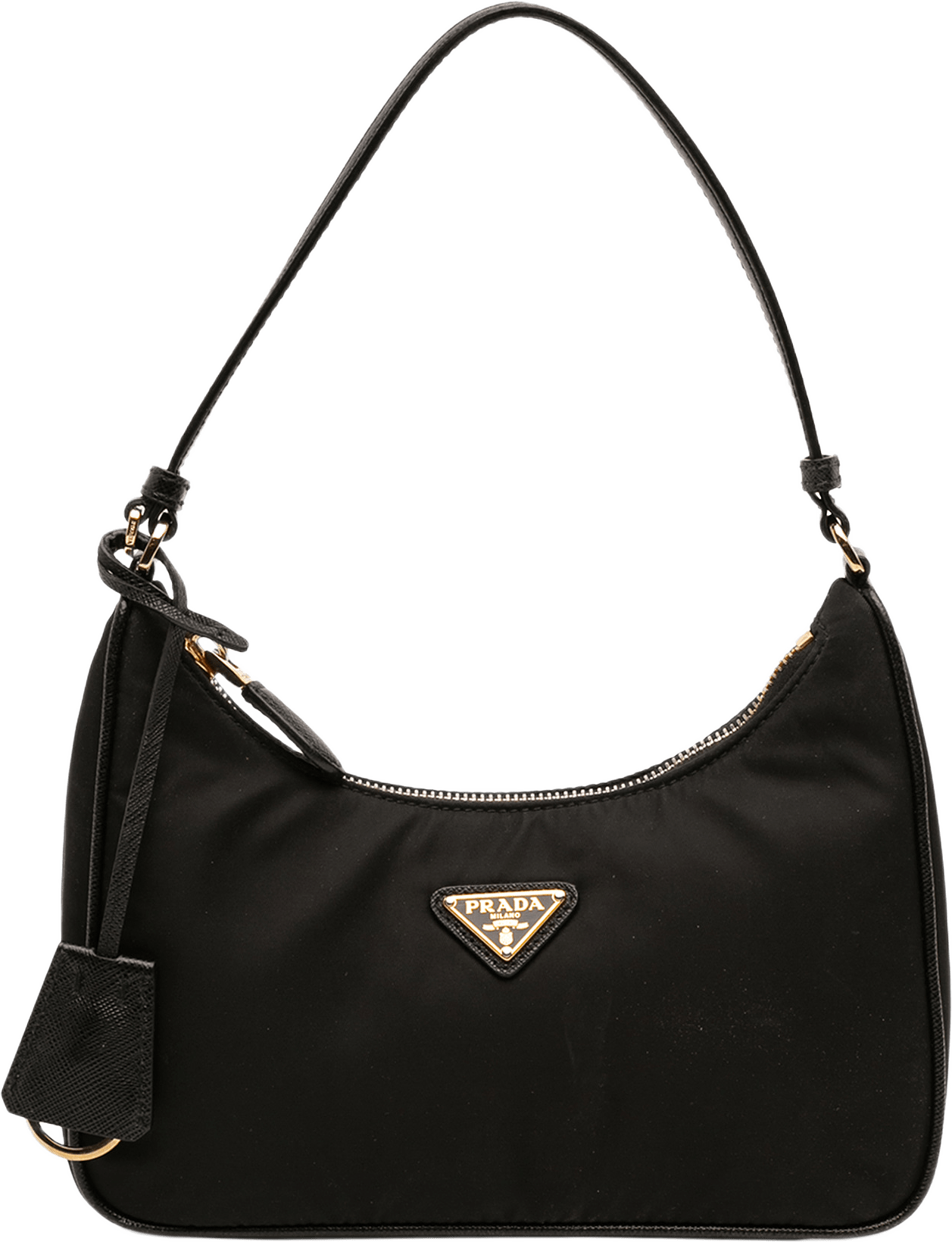 Prada Re Nylon Re Edition 2005 Shoulder Bag, från Luxclusif, i färgen black.
