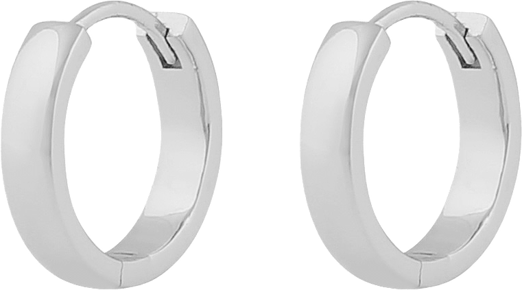 Lara Small Ring Ear, från SNÖ of Sweden, i färgen plain s.