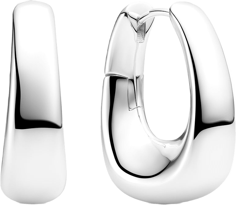 Örhängen Borsa Pianura, från Sif Jakobs Jewellery, i färgen silver.