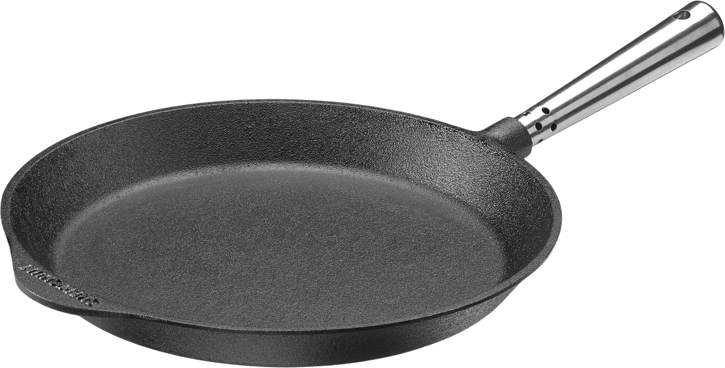 Stekpanna 28 Cm Med Stålhandtag, från Skeppshult, i färgen svart.