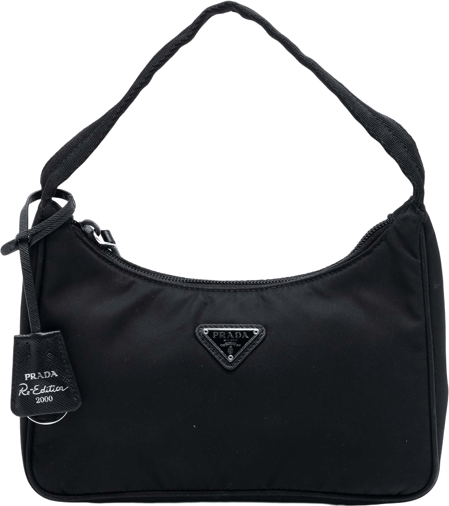 Prada Mini Re Nylon Re Edition 2000 Shoulder Bag, från Luxclusif, i färgen black.