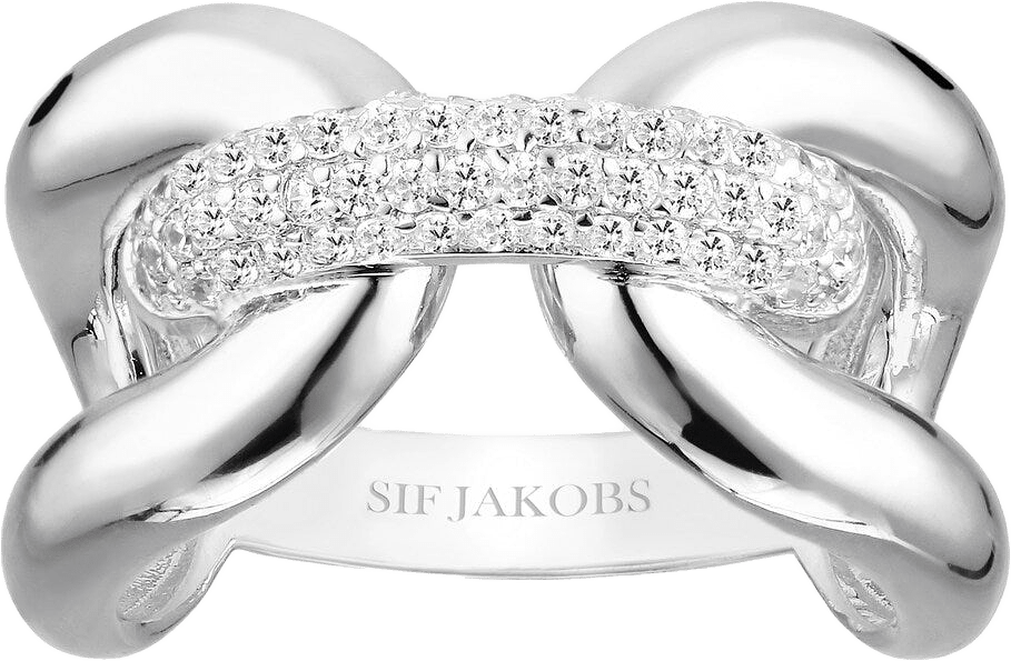 Ring Capri Tre, från Sif Jakobs Jewellery, i färgen silver.