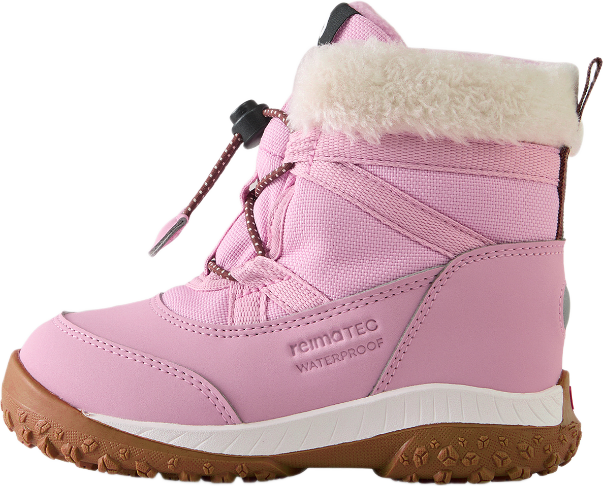 Reimatec Vinterstövlar Samooja, från Reima, i färgen grey pink.